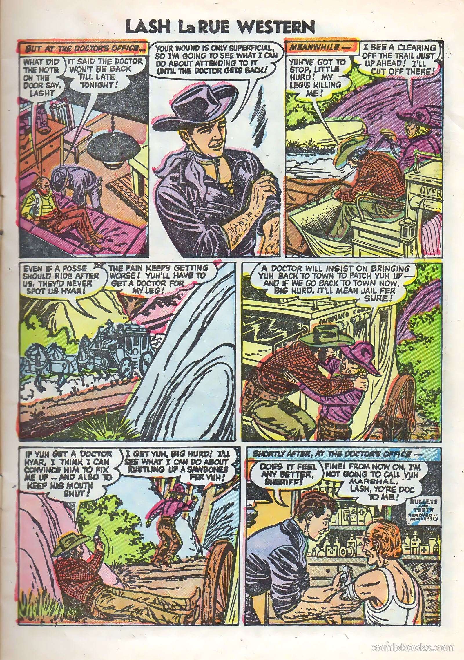 Lash Larue Western #58 — page 7 of 36