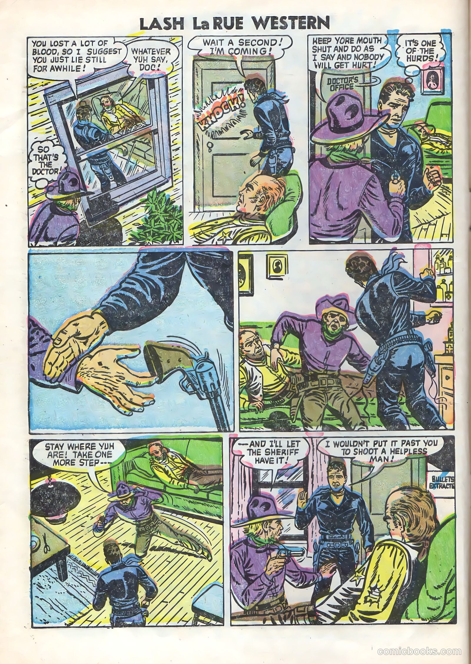 Lash Larue Western #58 — page 8 of 36