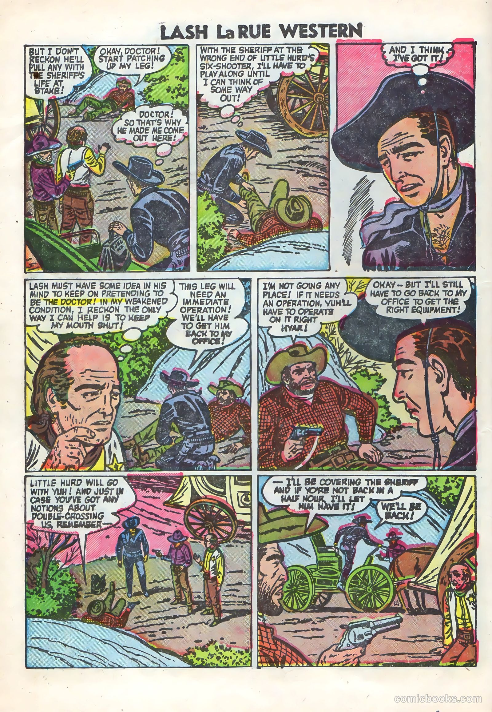 Lash Larue Western #58 — page 10 of 36