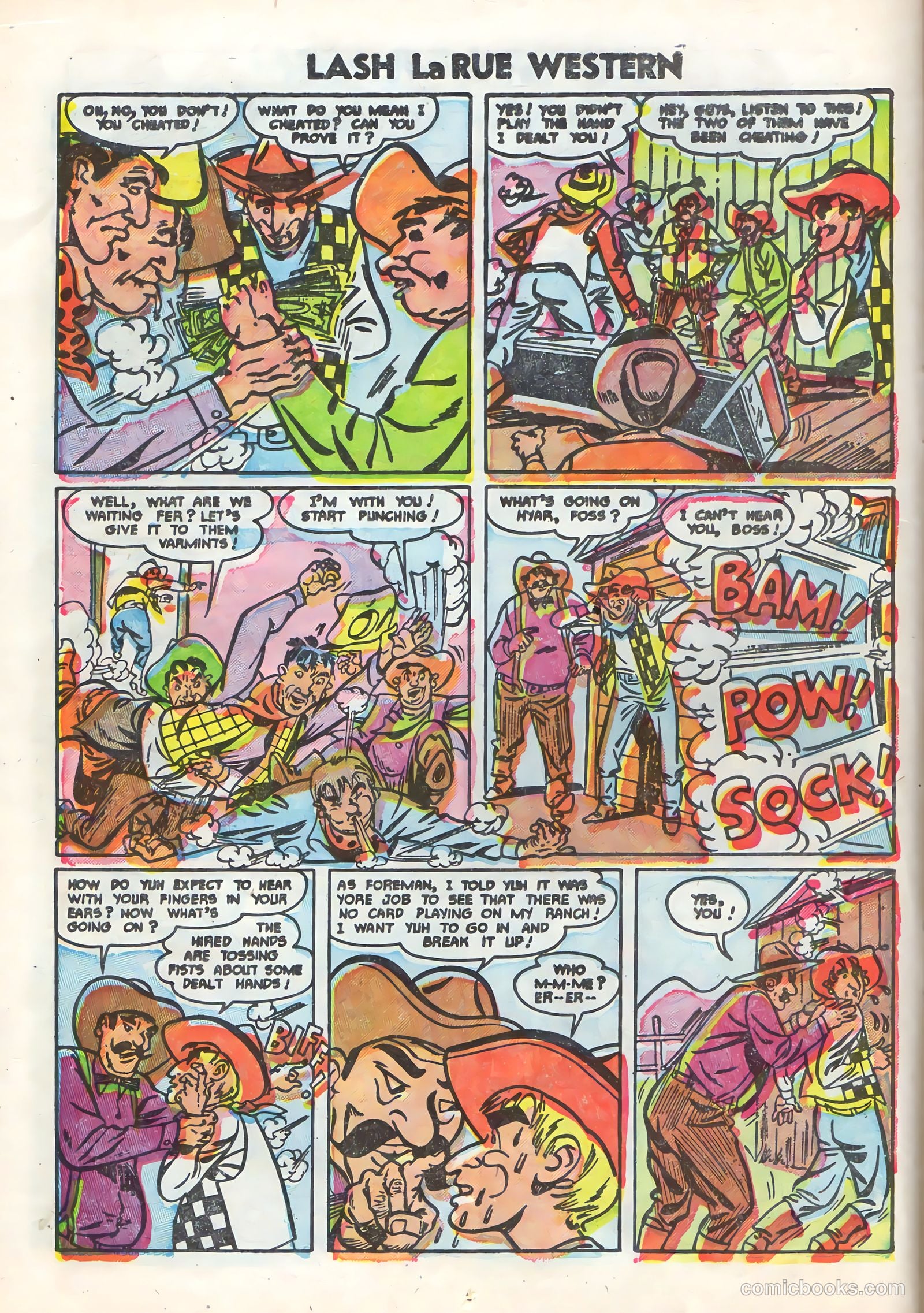 Lash Larue Western #58 — page 14 of 36