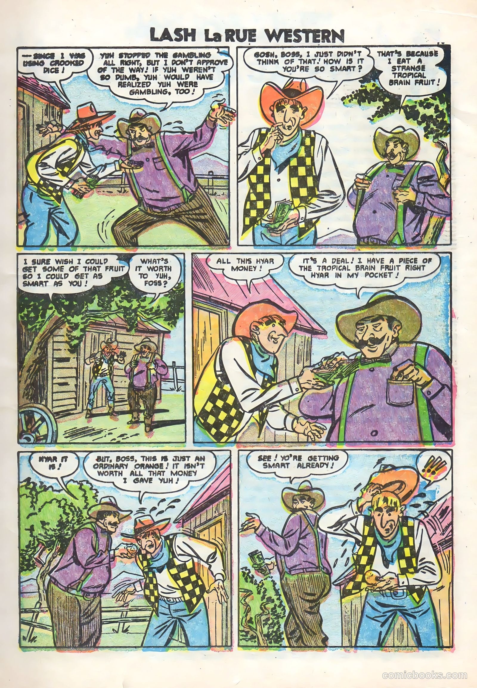 Lash Larue Western #58 — page 17 of 36