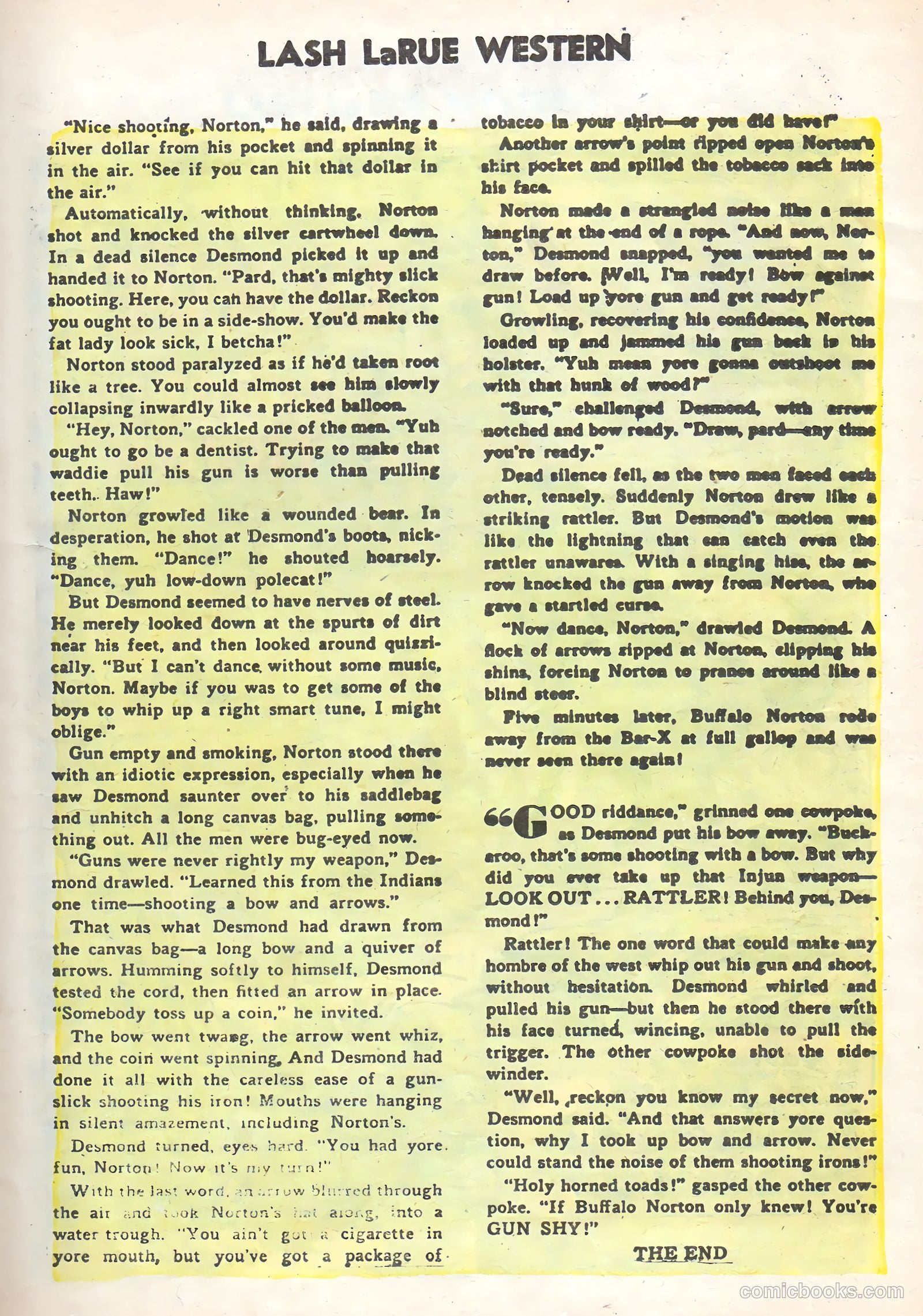 Lash Larue Western #58 — page 19 of 36