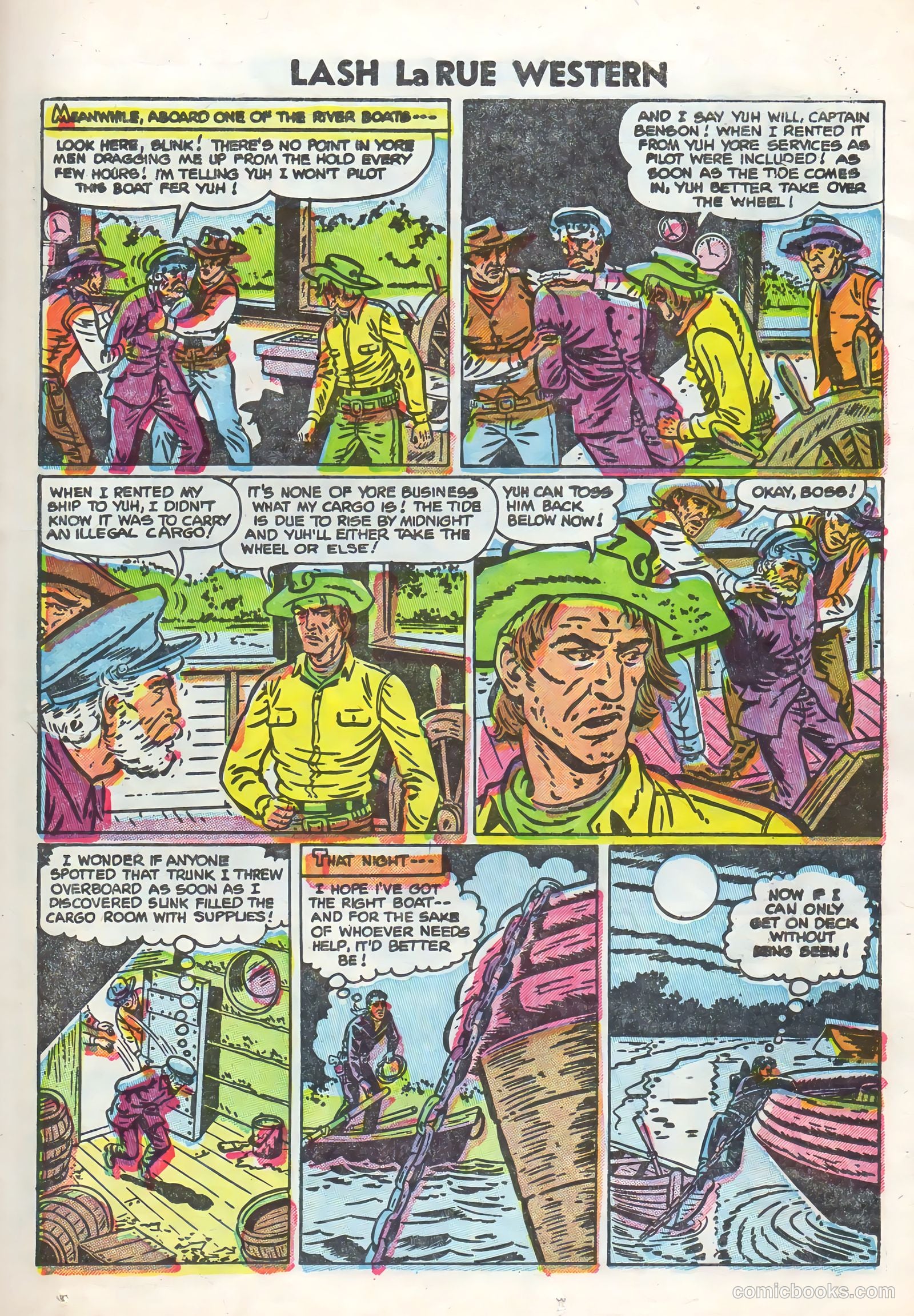 Lash Larue Western #58 — page 23 of 36