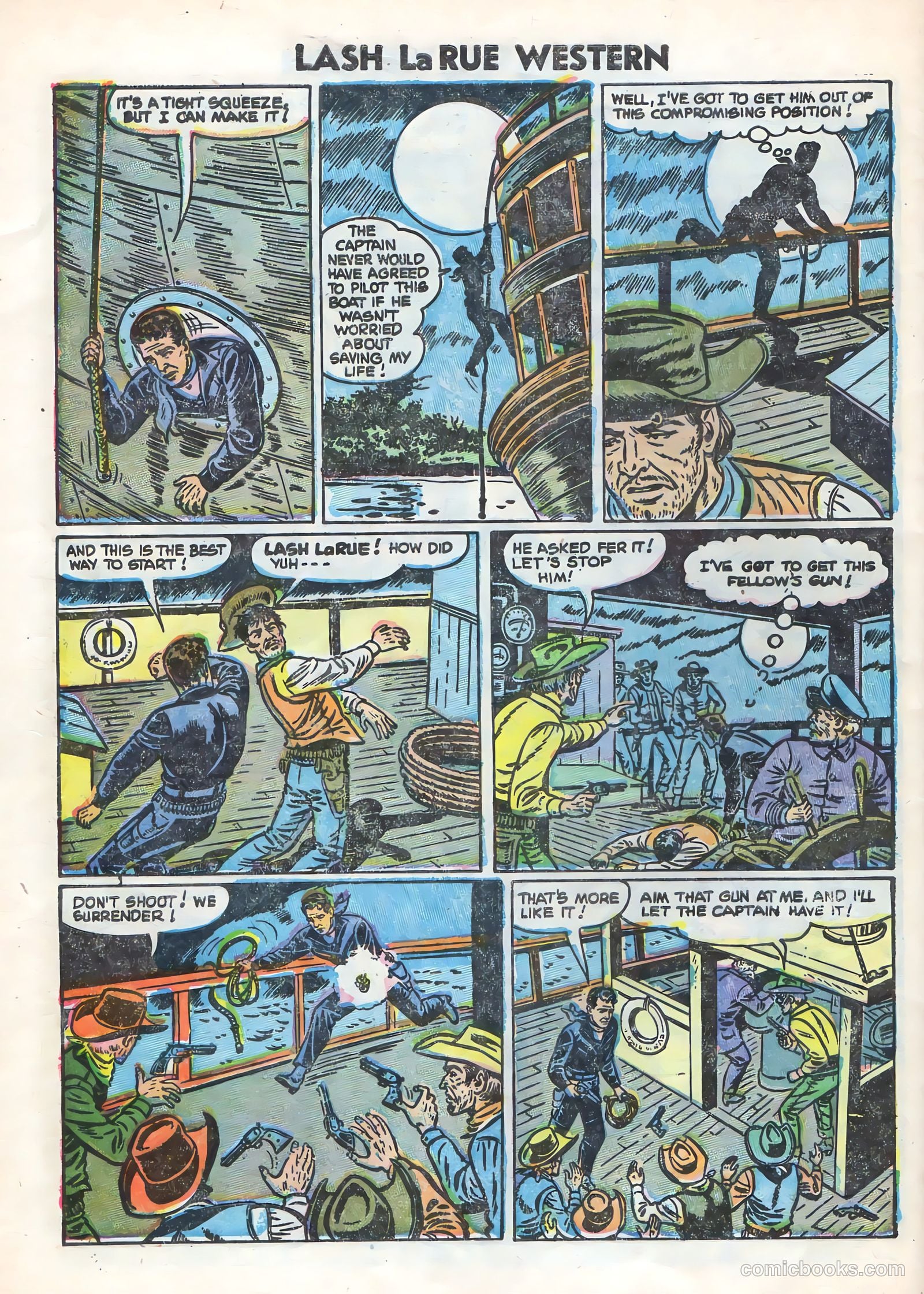 Lash Larue Western #58 — page 28 of 36