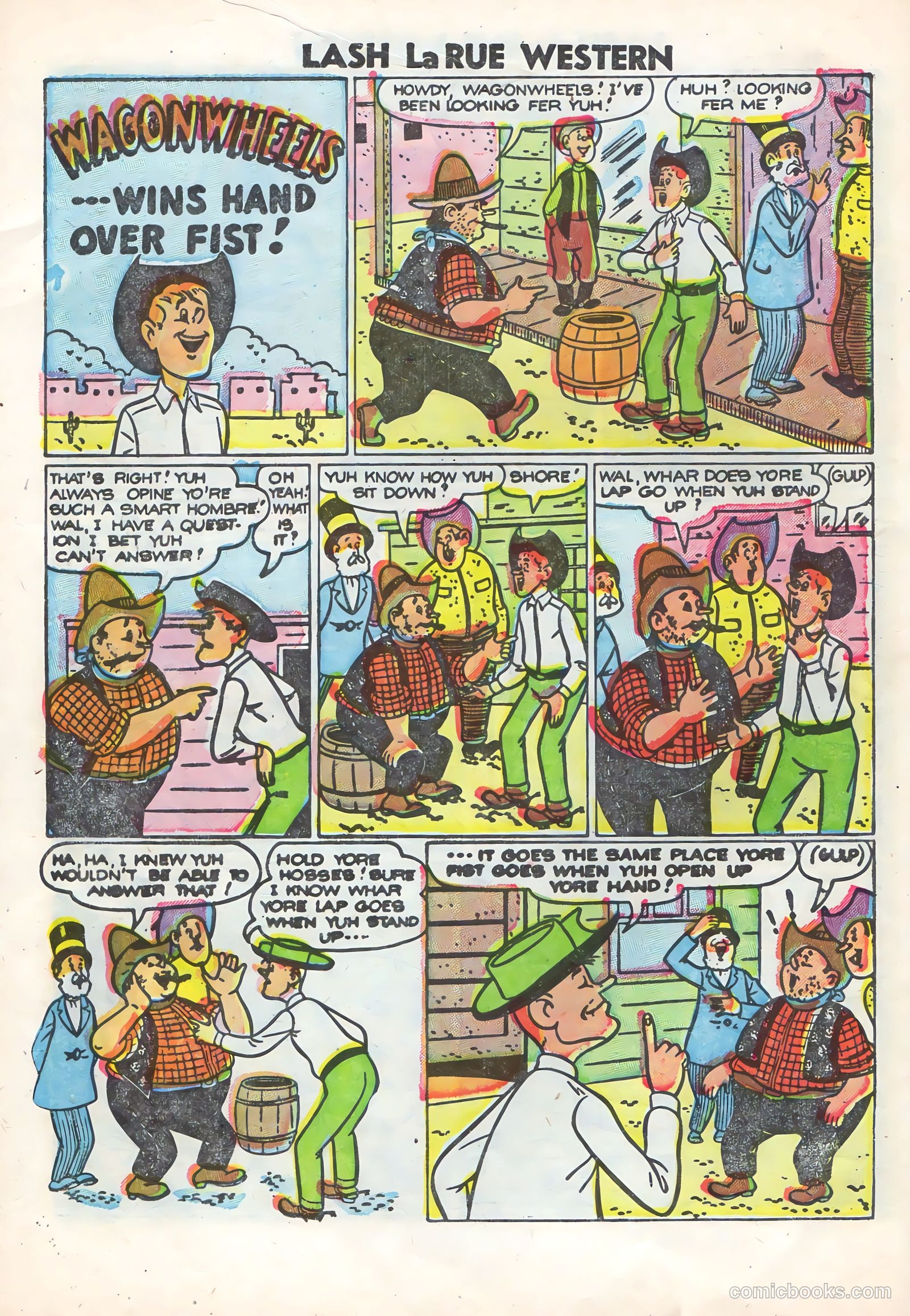 Lash Larue Western #58 — page 30 of 36