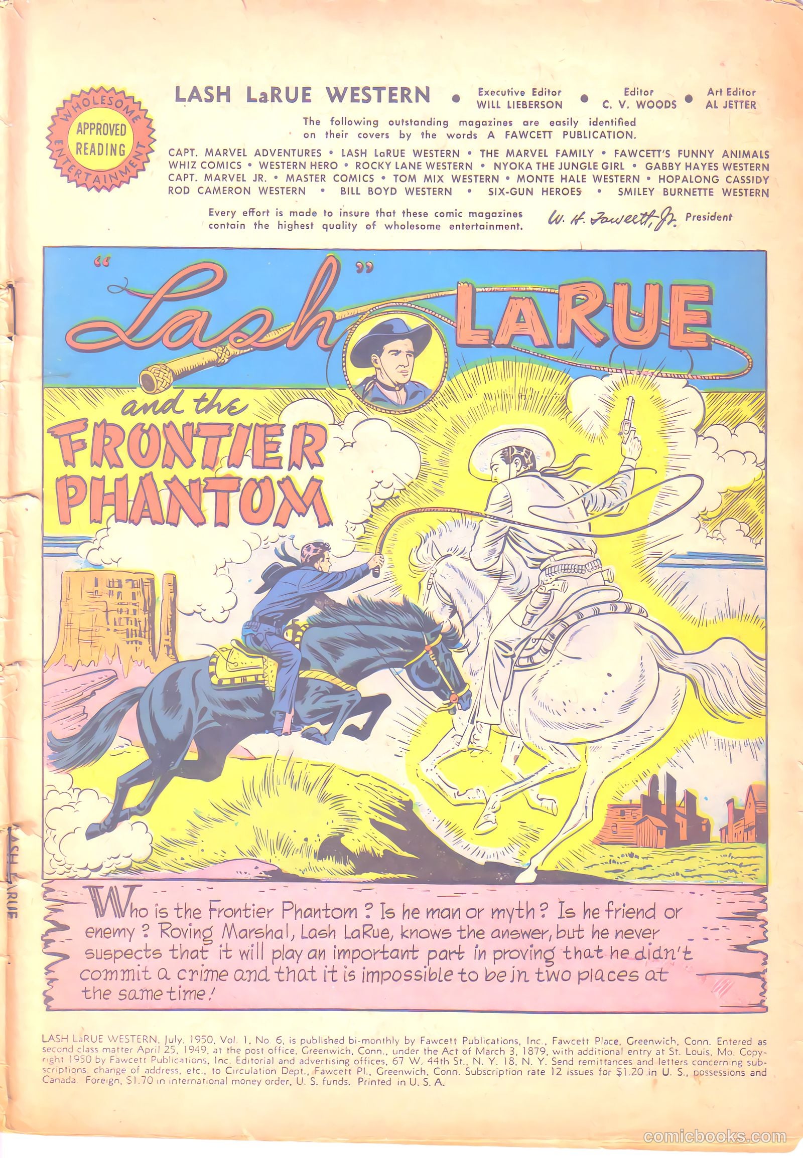 Lash LaRue Western #6 — page 3 of 36