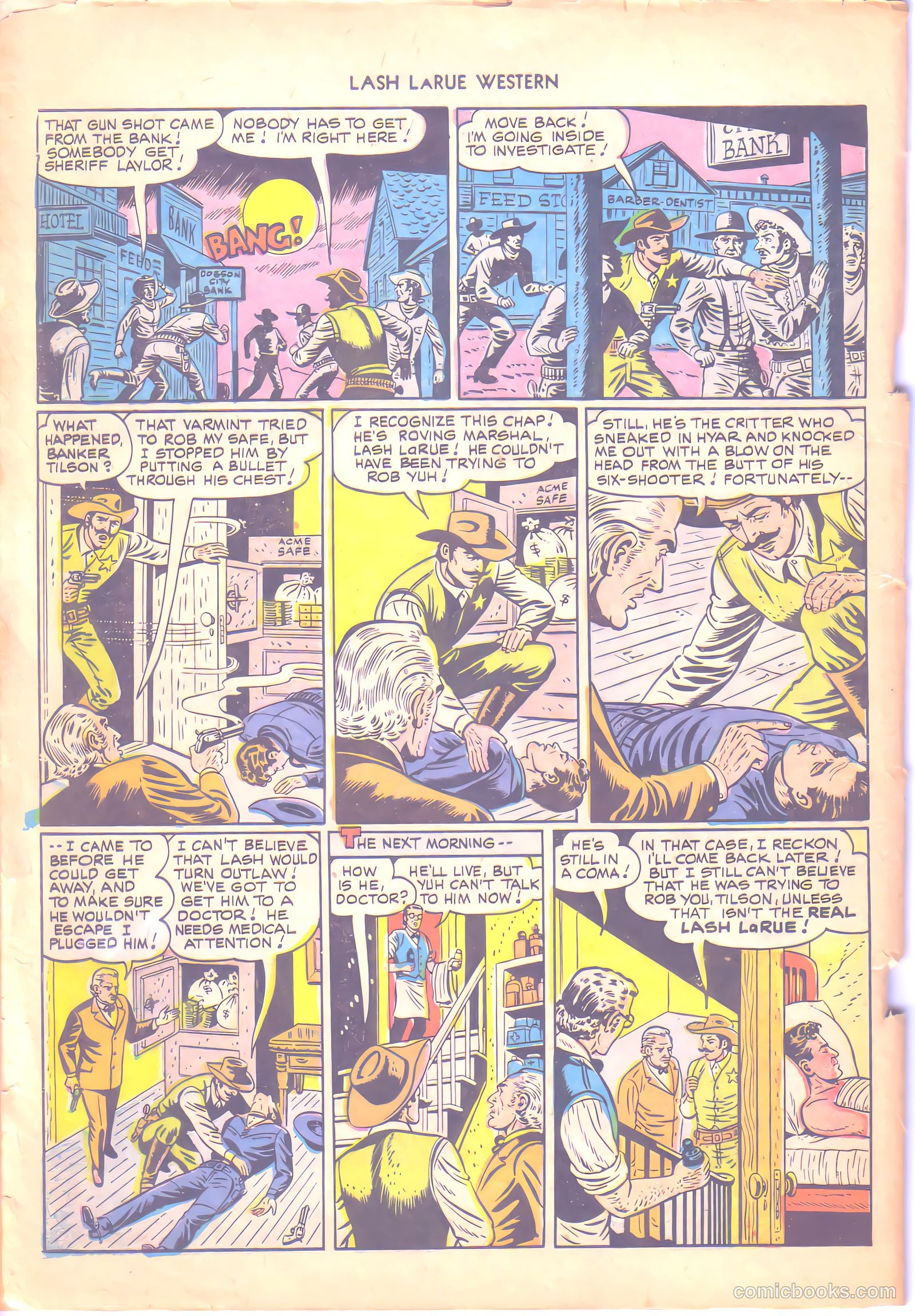 Lash LaRue Western #6 — page 4 of 36