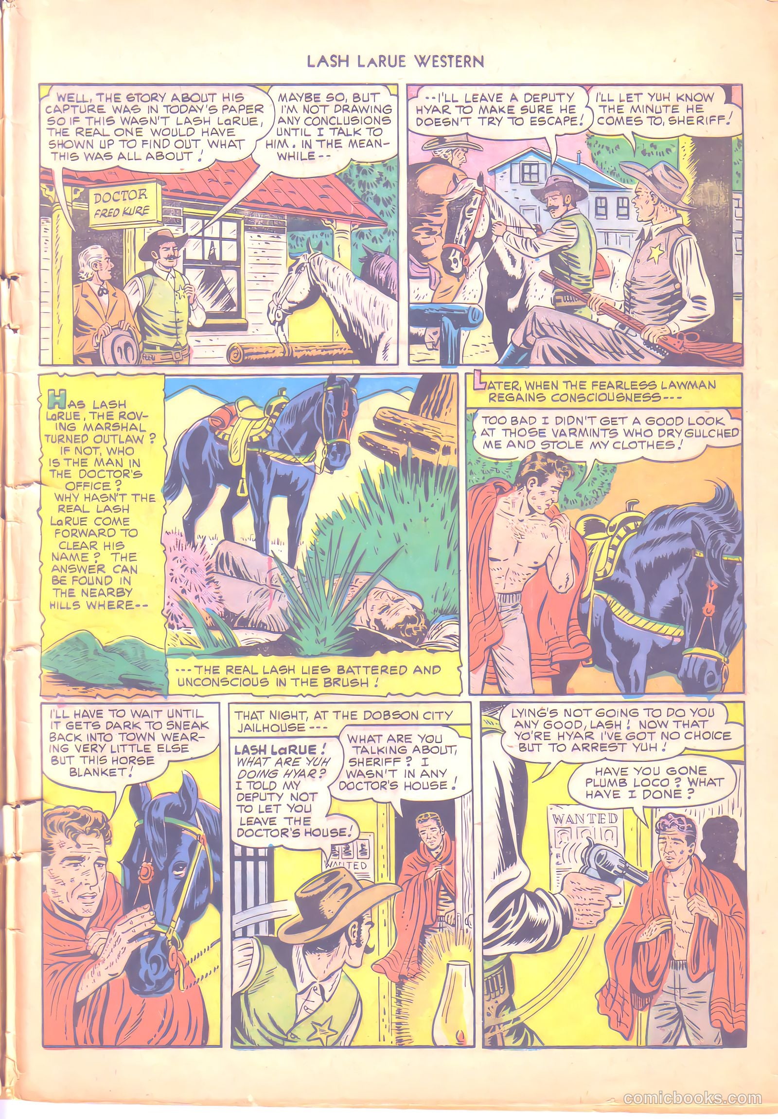 Lash LaRue Western #6 — page 5 of 36