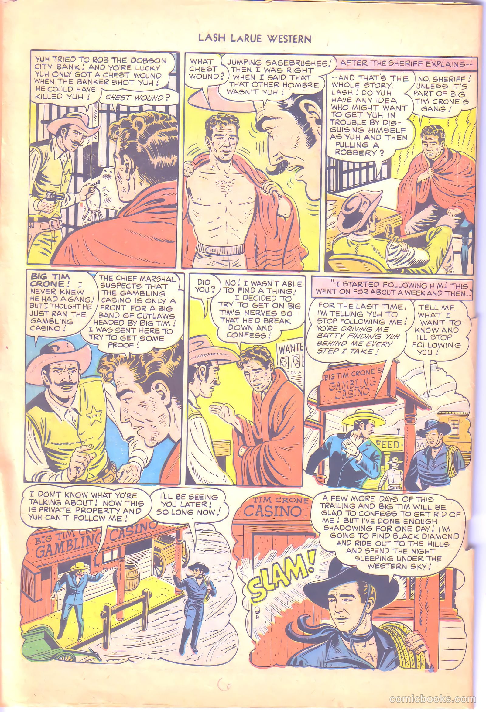 Lash LaRue Western #6 — page 6 of 36