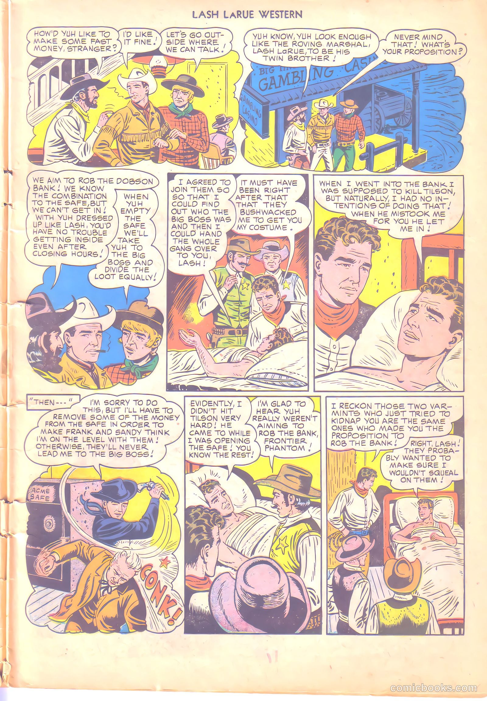Lash LaRue Western #6 — page 11 of 36