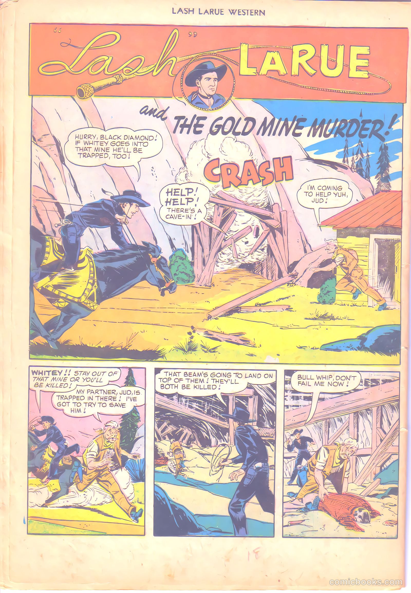 Lash LaRue Western #6 — page 18 of 36