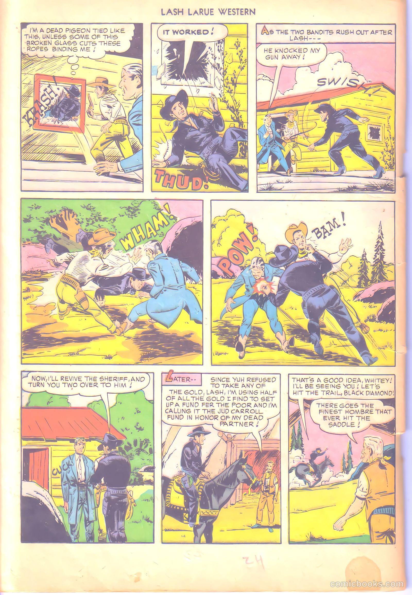 Lash LaRue Western #6 — page 24 of 36