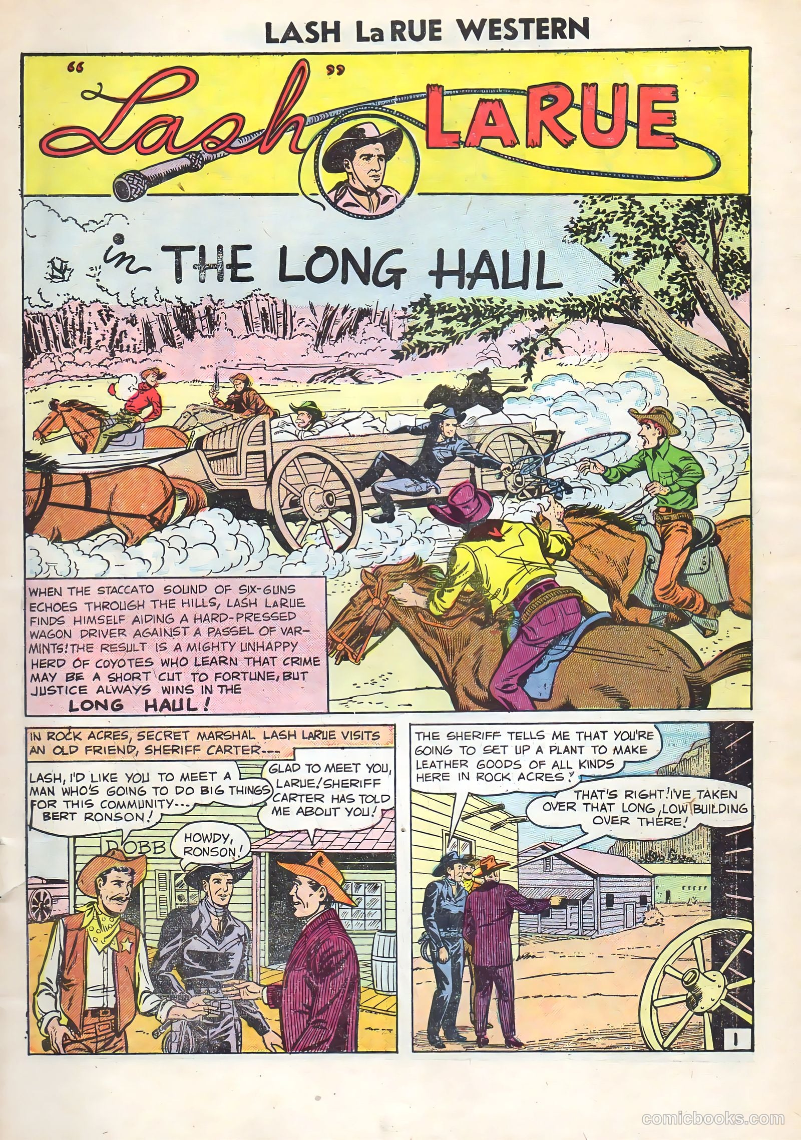 Lash Larue Western #60 — page 3 of 36