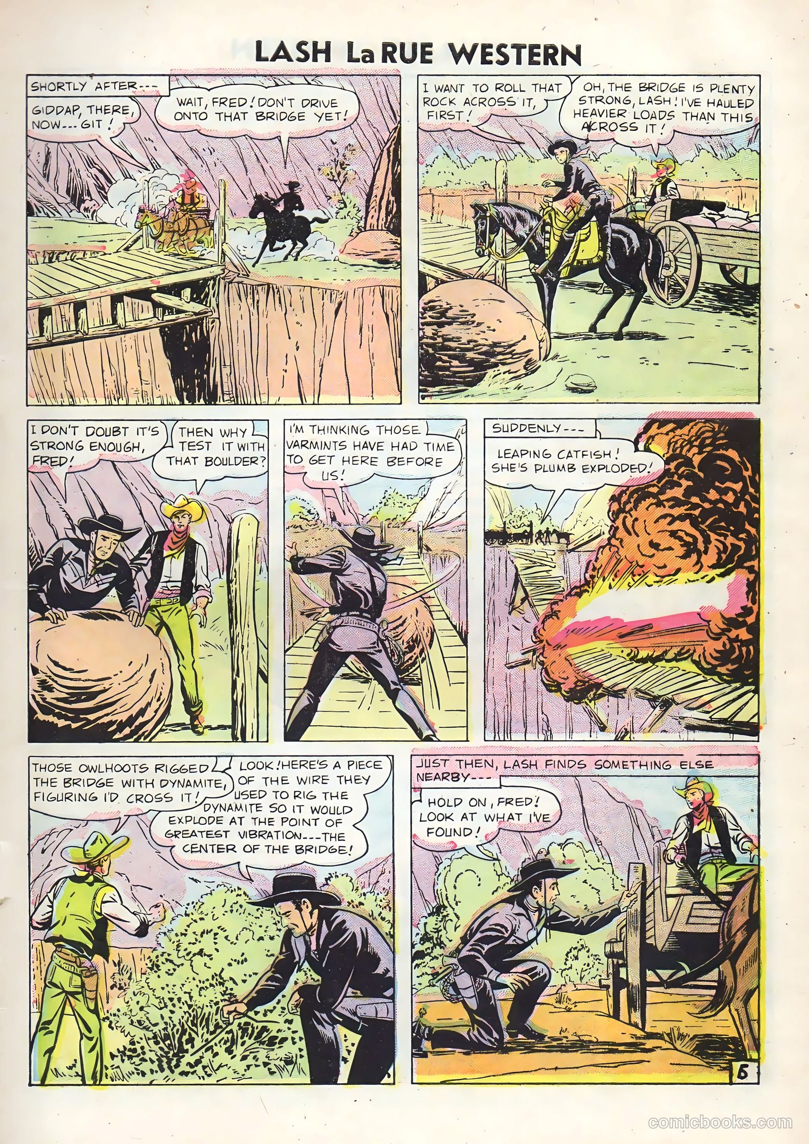 Lash Larue Western #60 — page 9 of 36