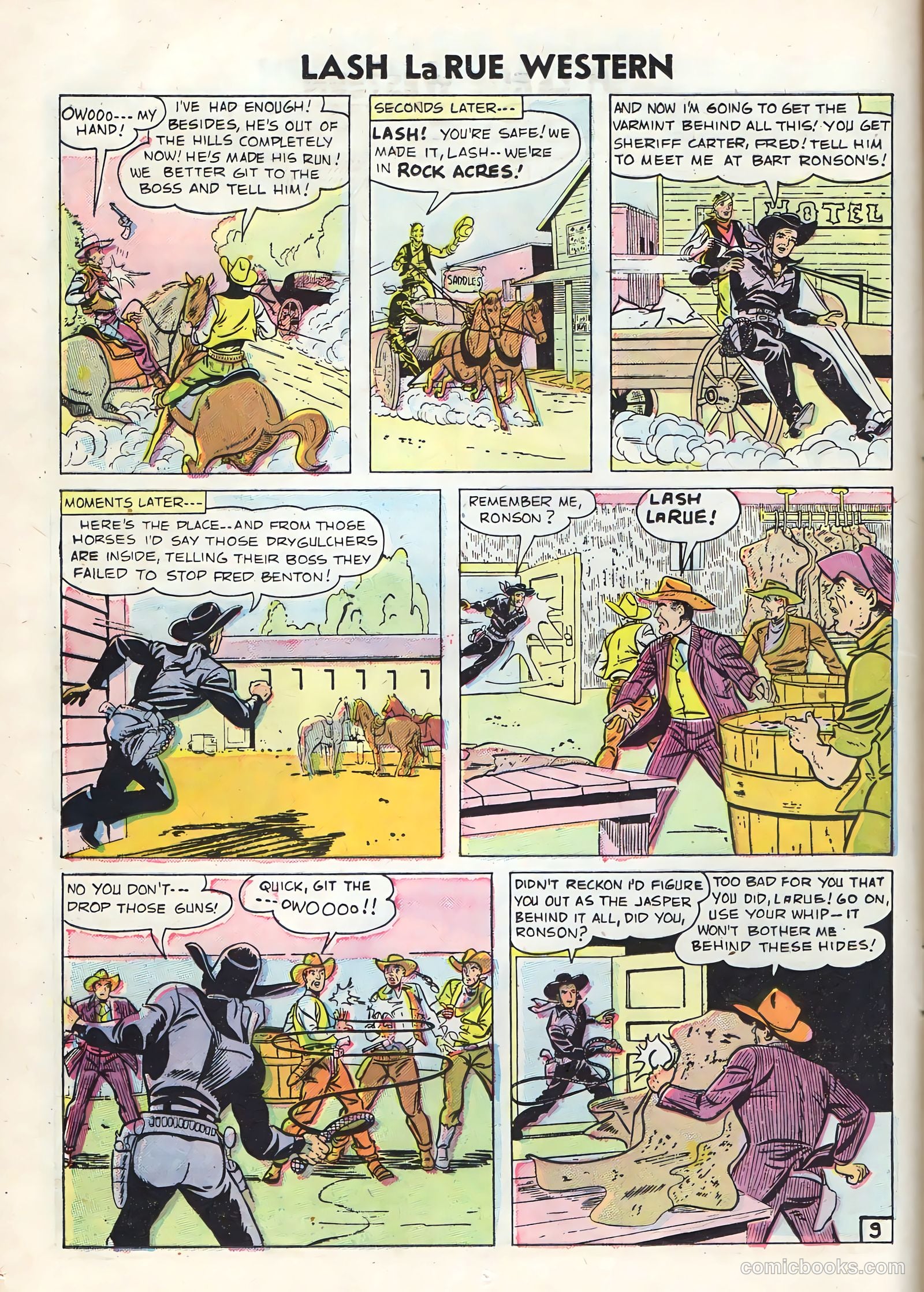 Lash Larue Western #60 — page 12 of 36