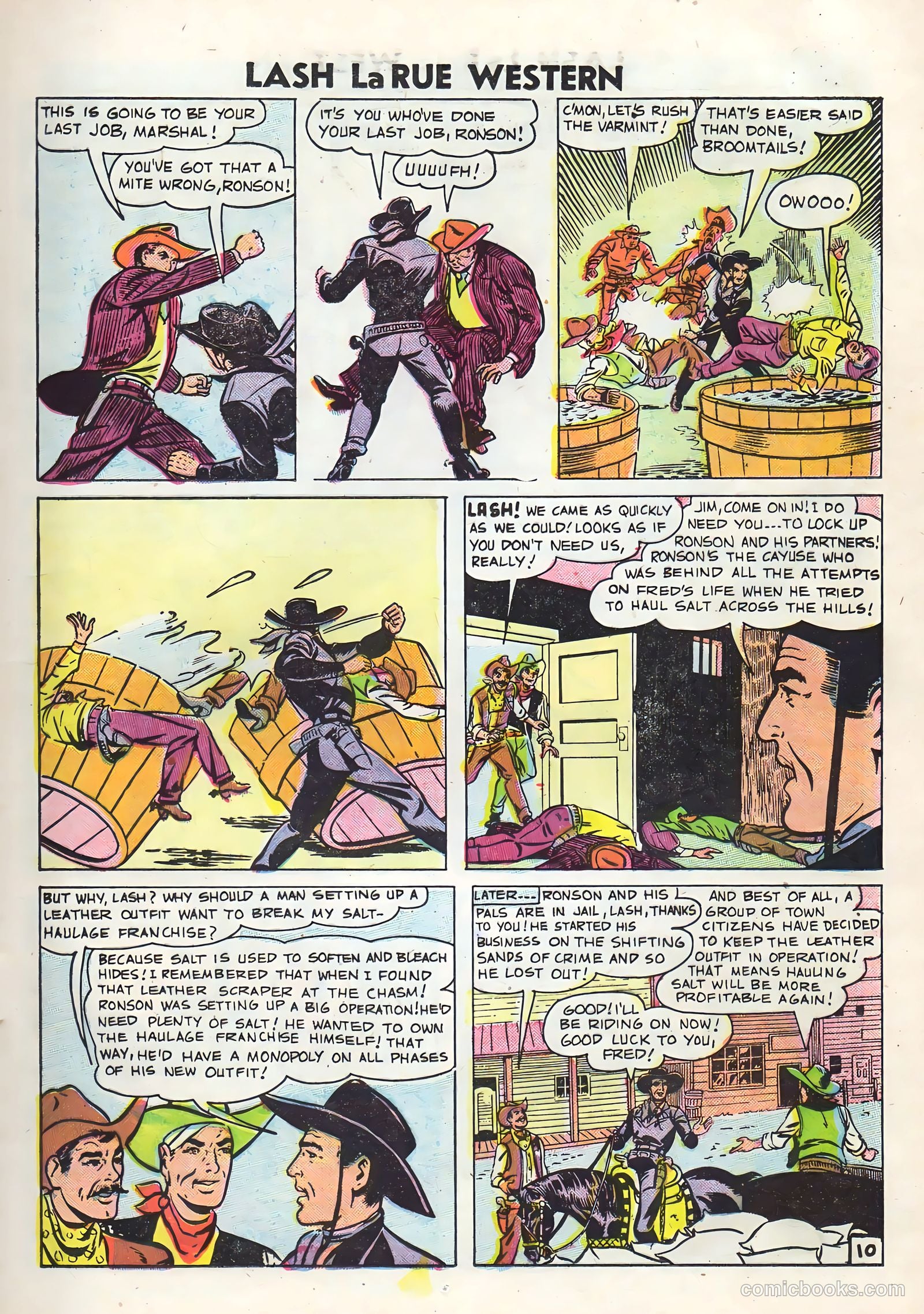 Lash Larue Western #60 — page 13 of 36