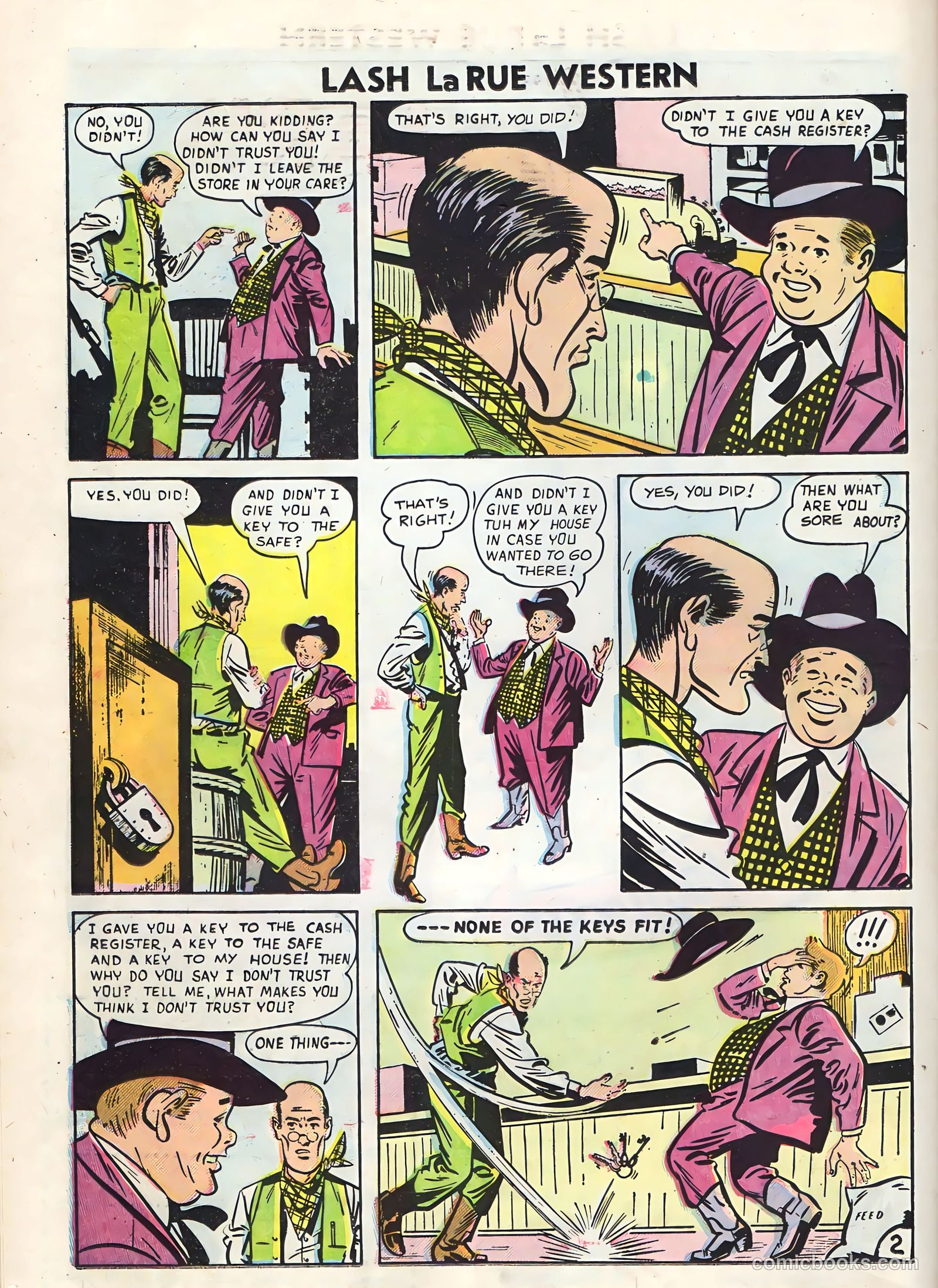 Lash Larue Western #60 — page 16 of 36