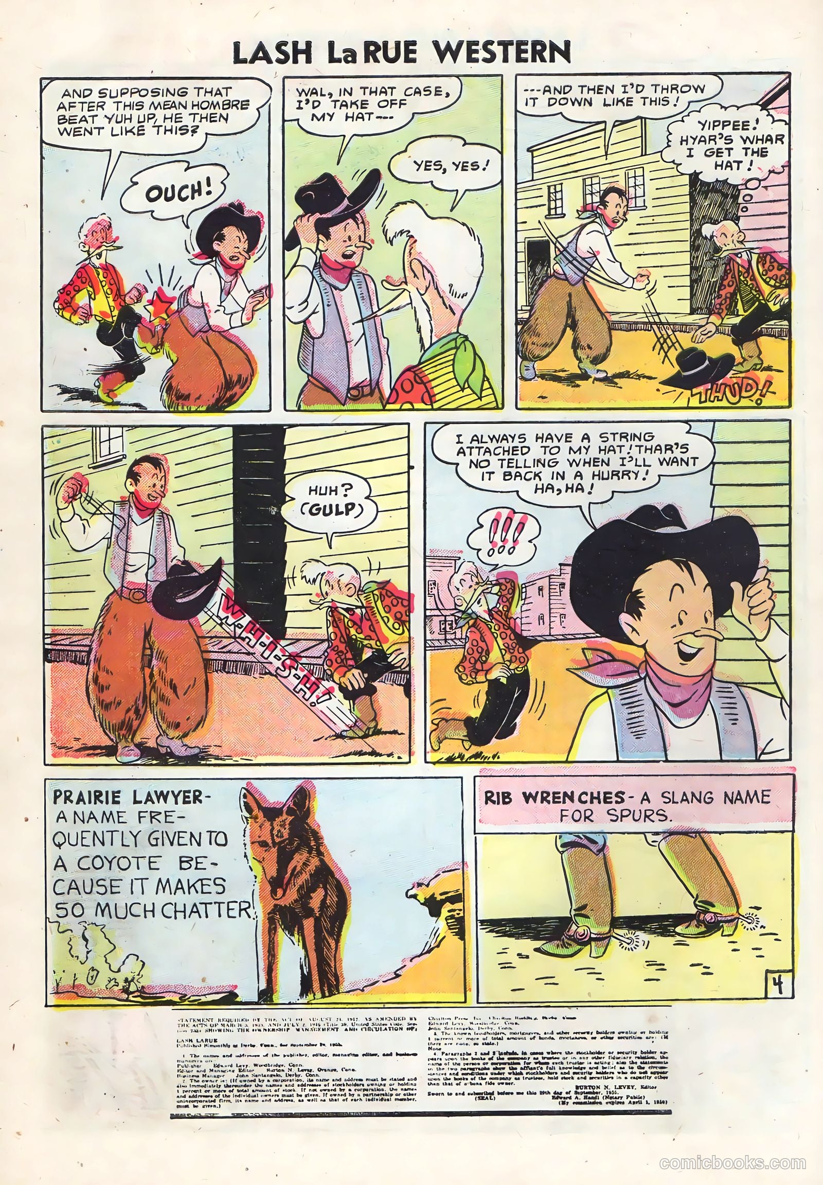 Lash Larue Western #60 — page 28 of 36