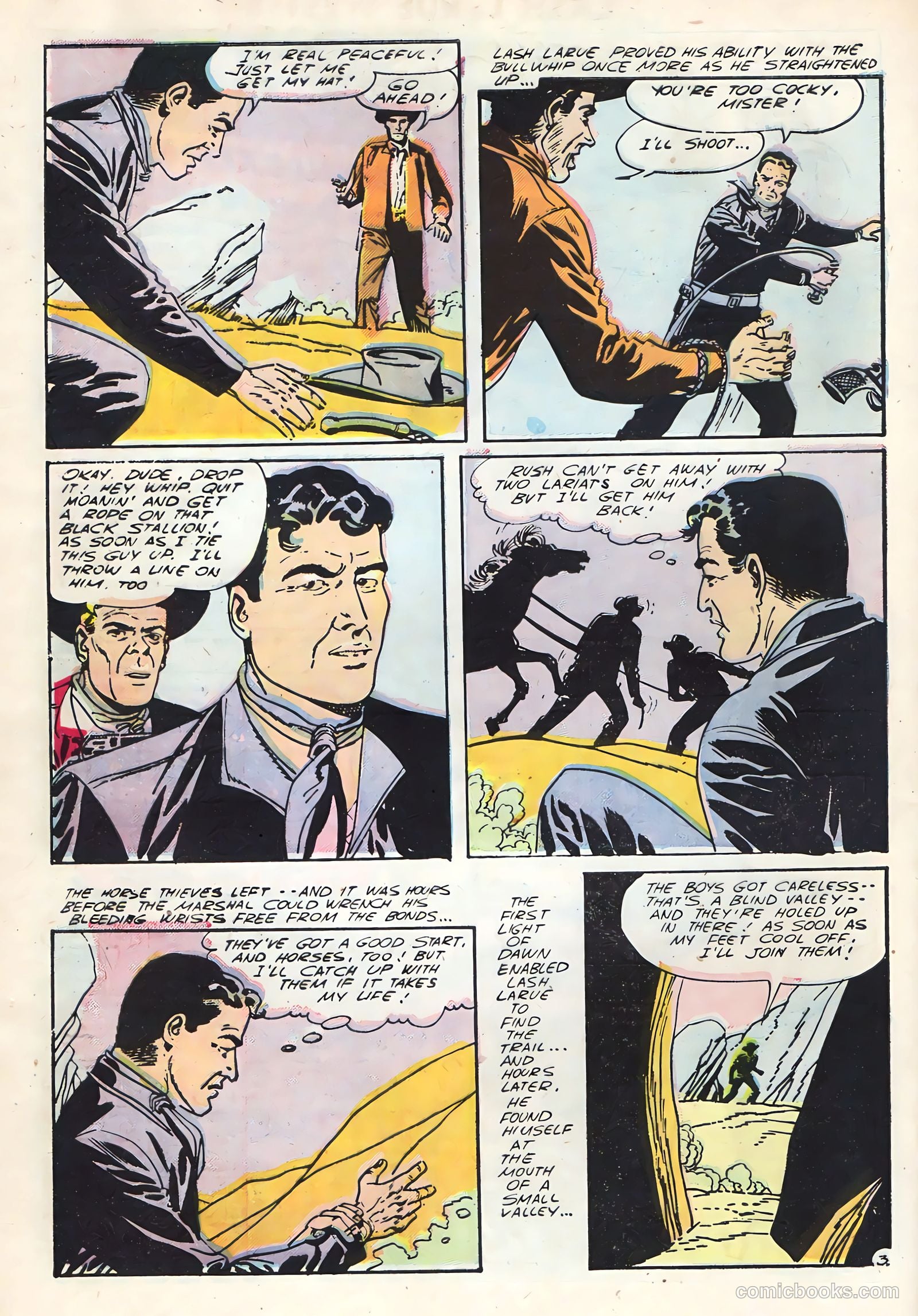 Lash Larue Western #60 — page 32 of 36