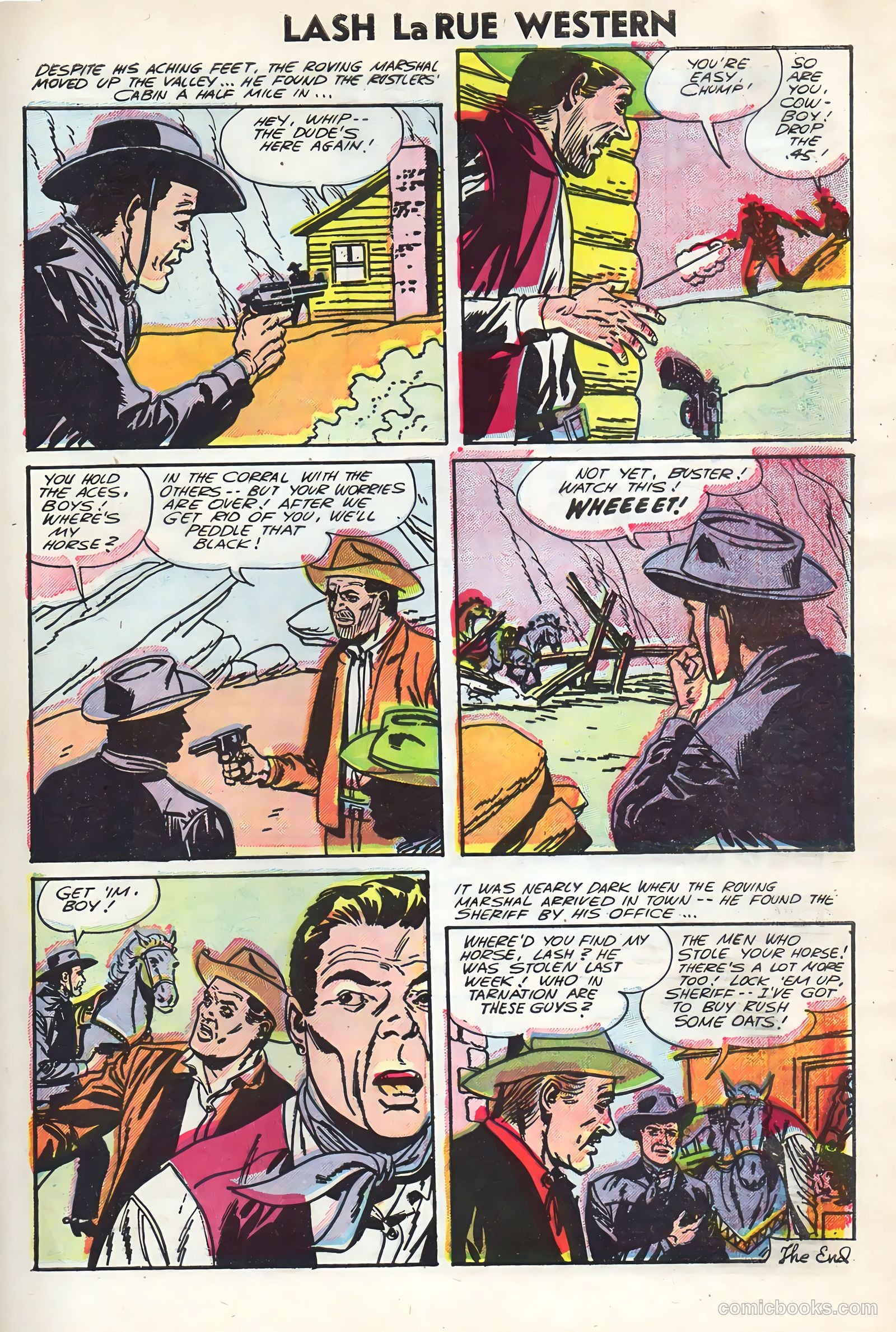 Lash Larue Western #60 — page 33 of 36