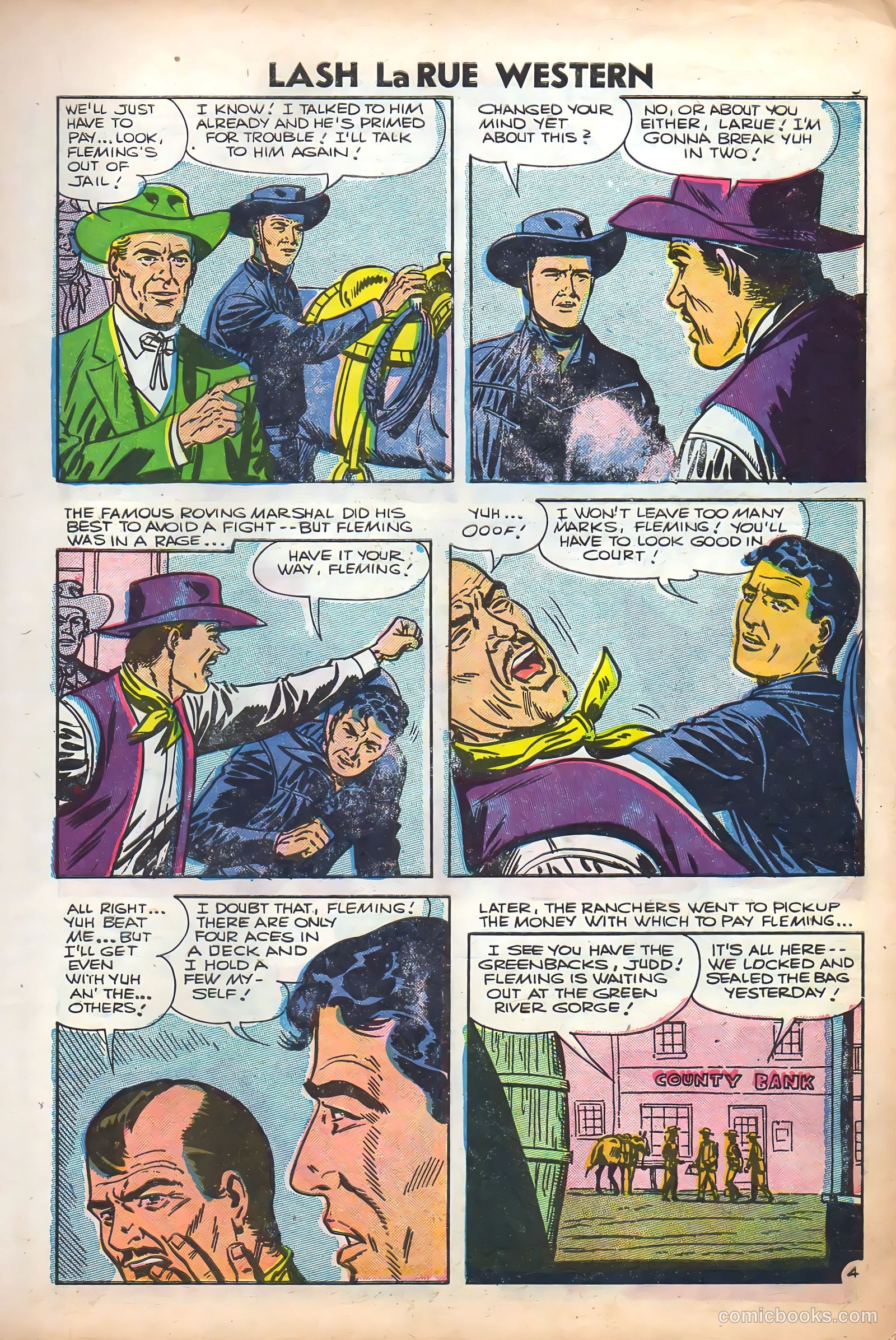 Lash Larue Western #61 — page 7 of 36