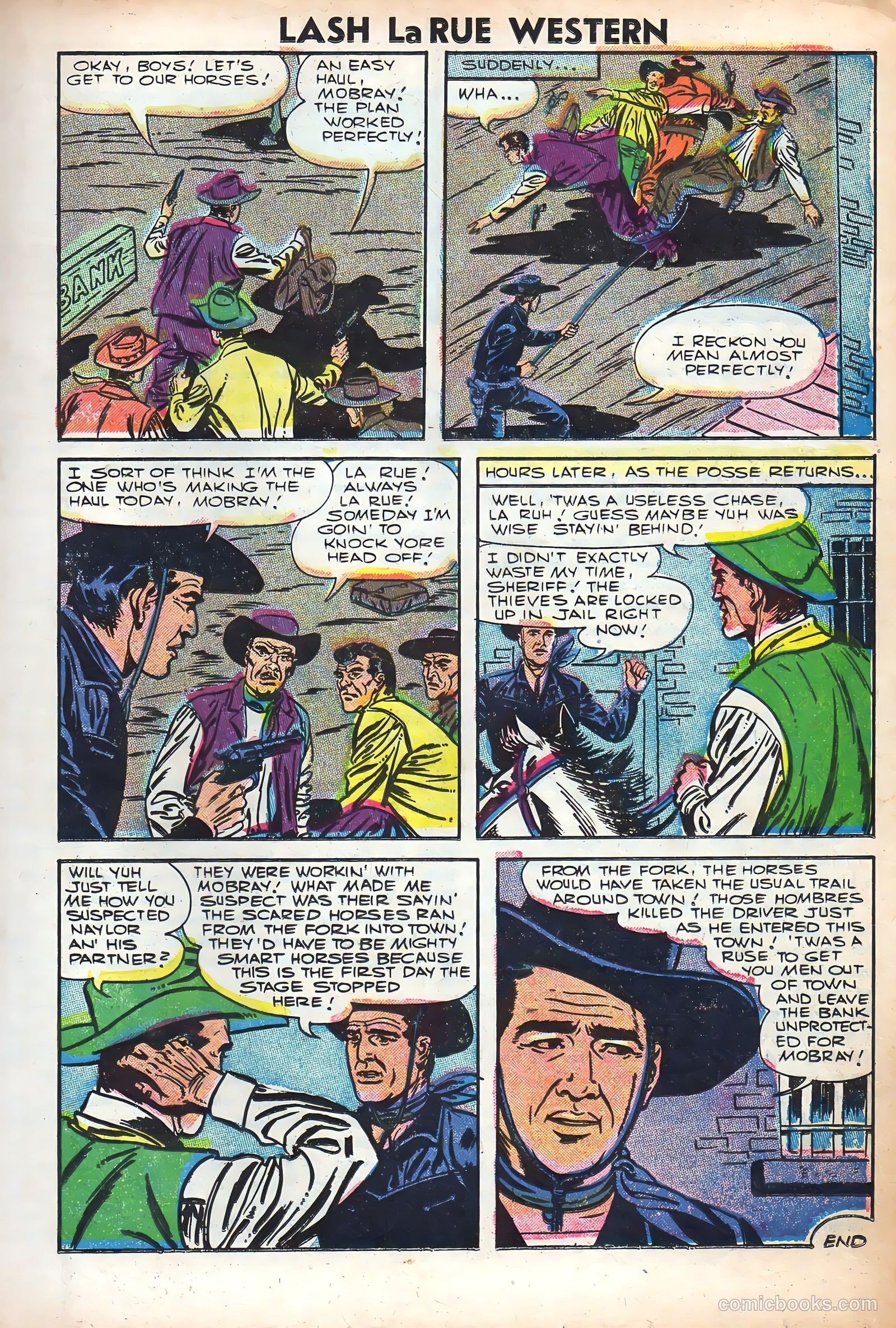 Lash Larue Western #61 — page 17 of 36