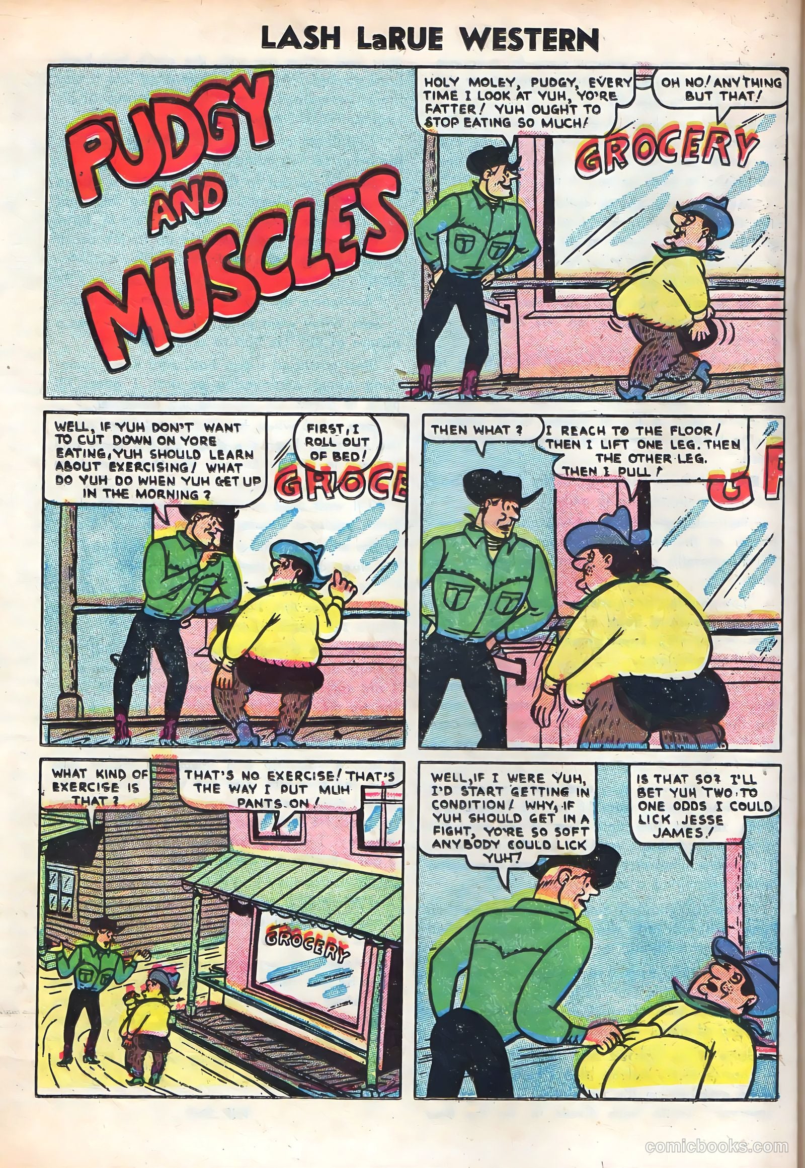 Lash Larue Western #61 — page 20 of 36