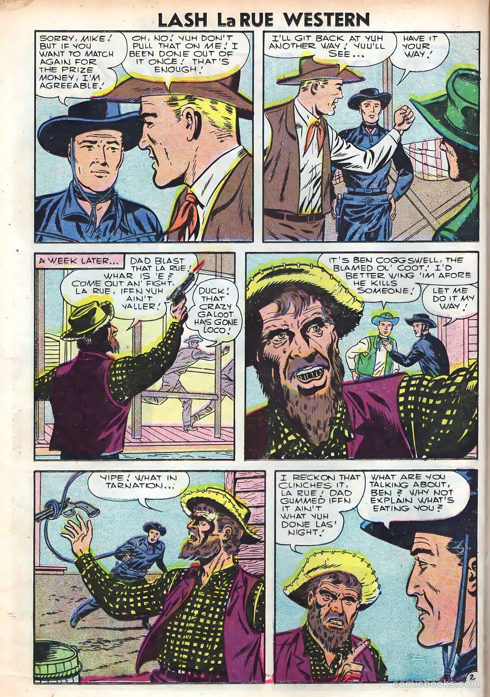 Lash Larue Western #61 — page 24 of 36