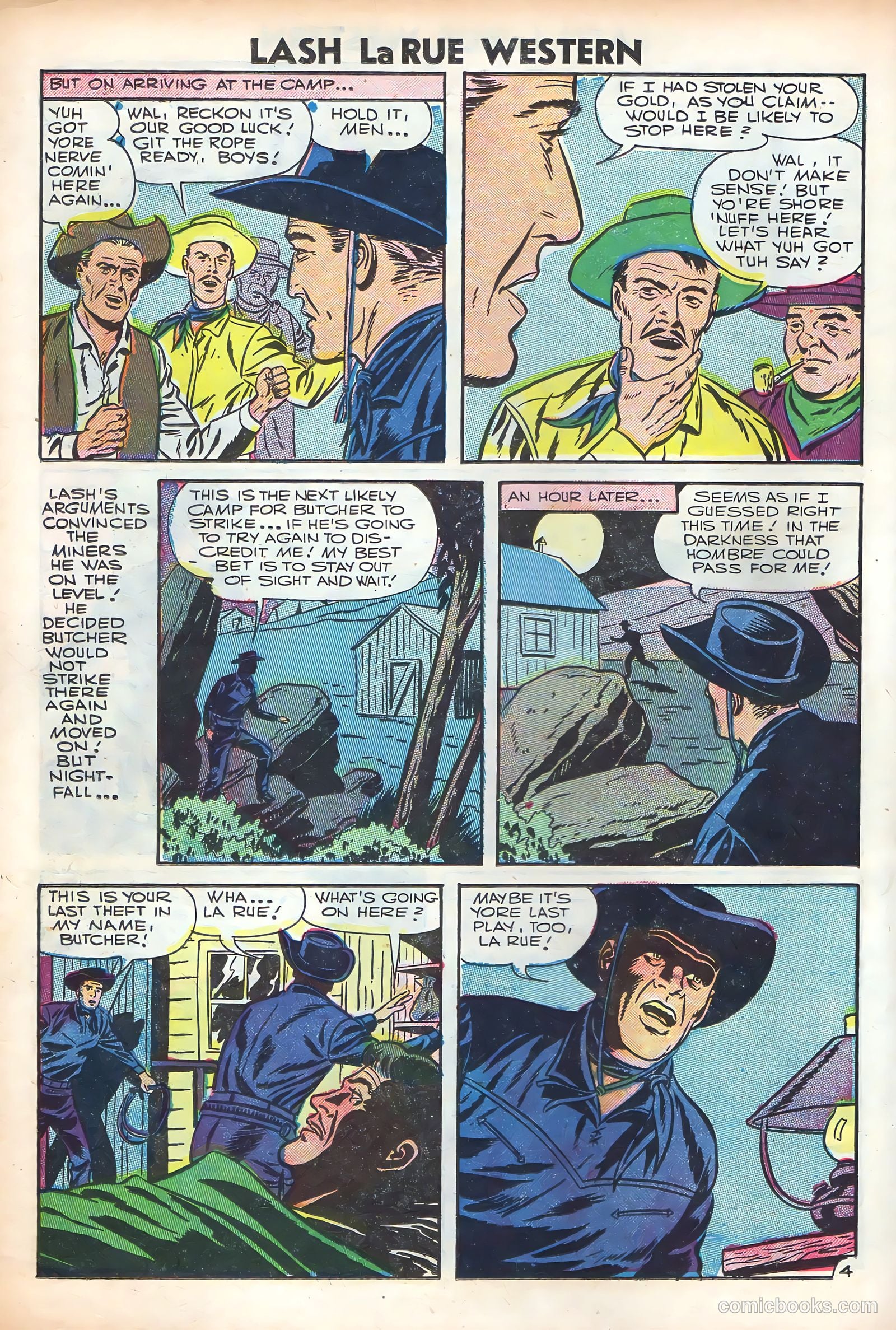 Lash Larue Western #61 — page 26 of 36