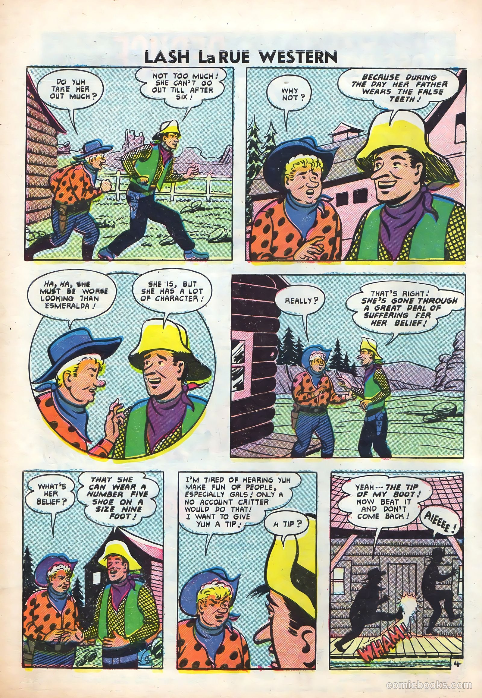 Lash Larue Western #61 — page 32 of 36