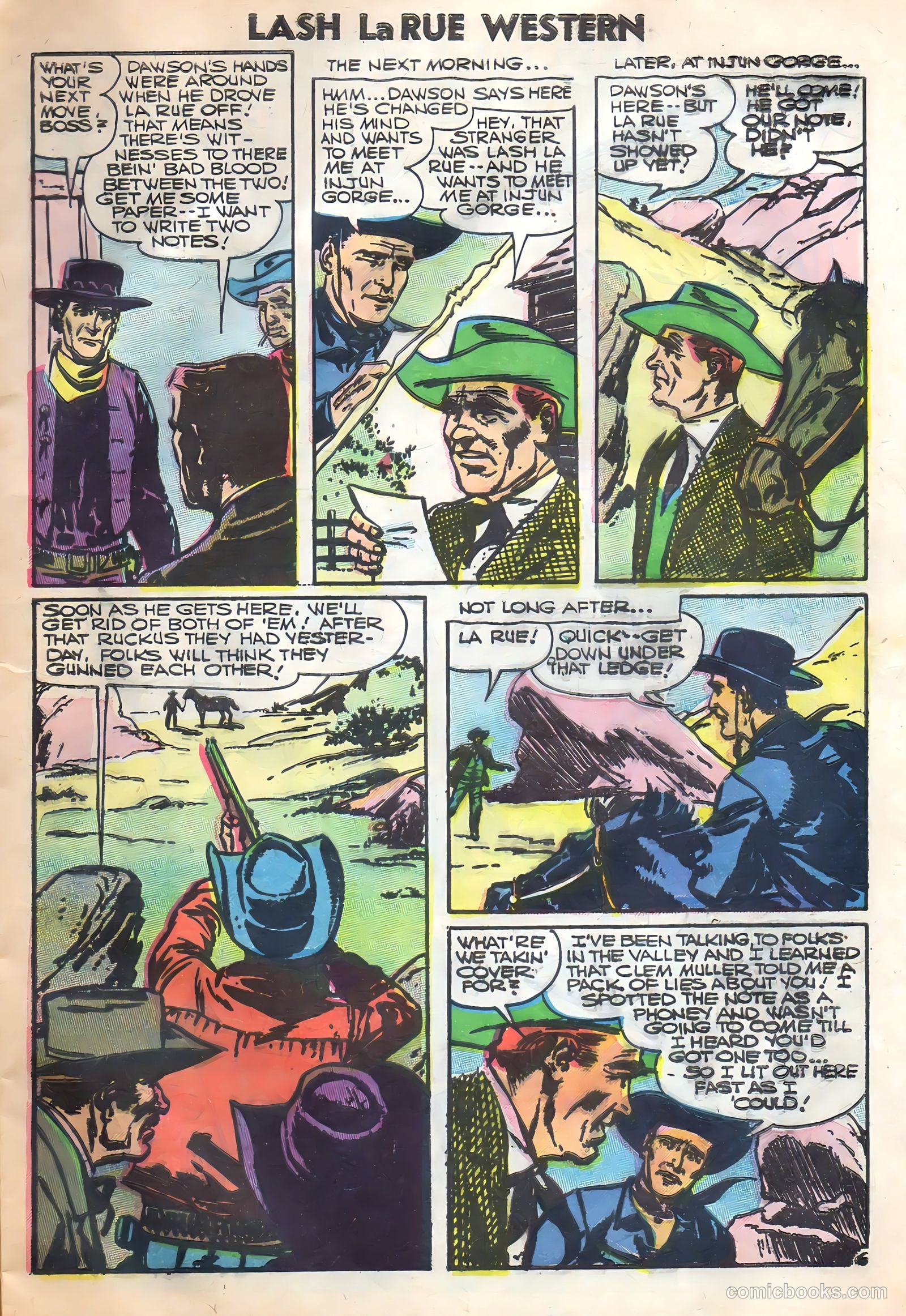 Lash Larue Western #62 — page 9 of 36