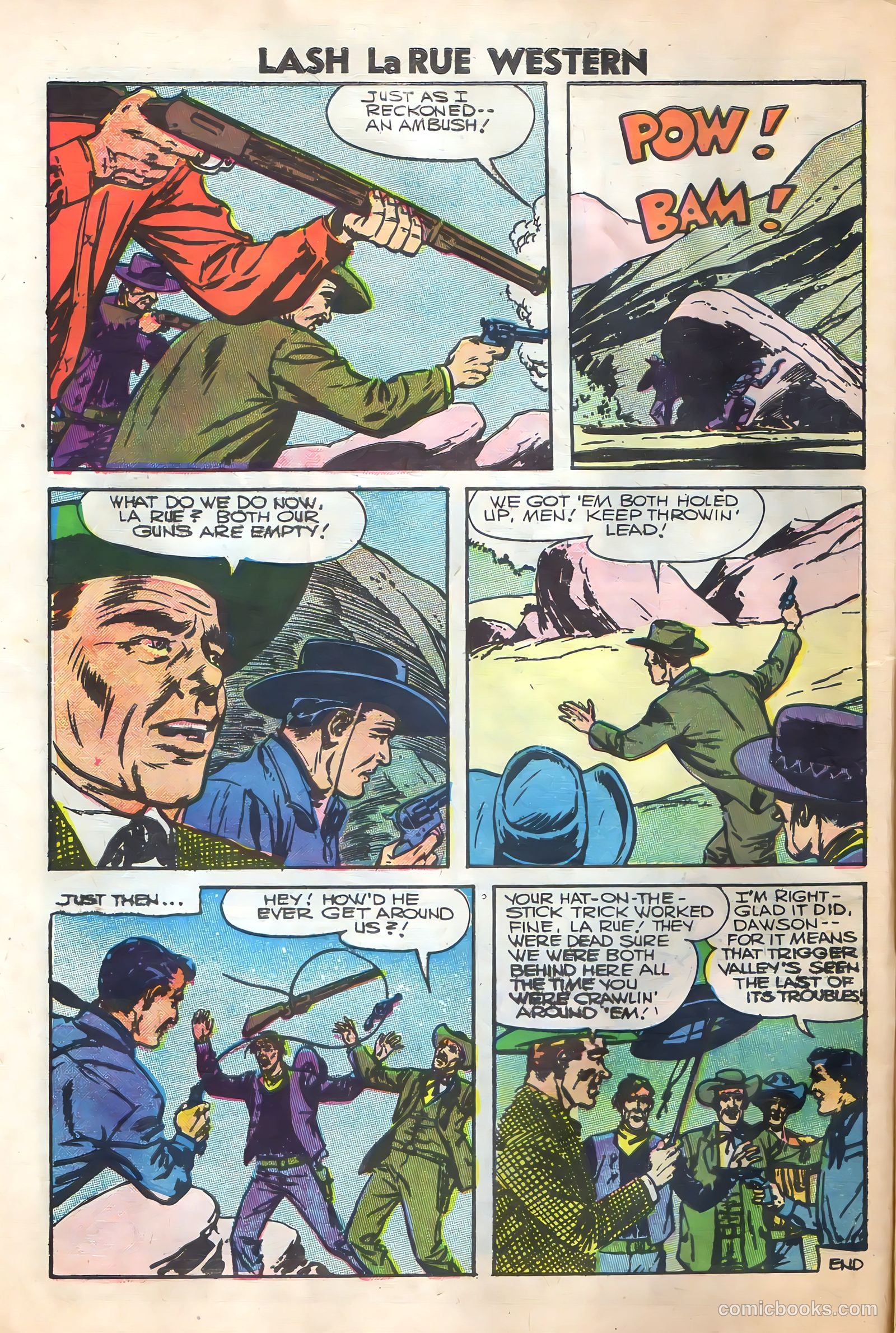 Lash Larue Western #62 — page 10 of 36