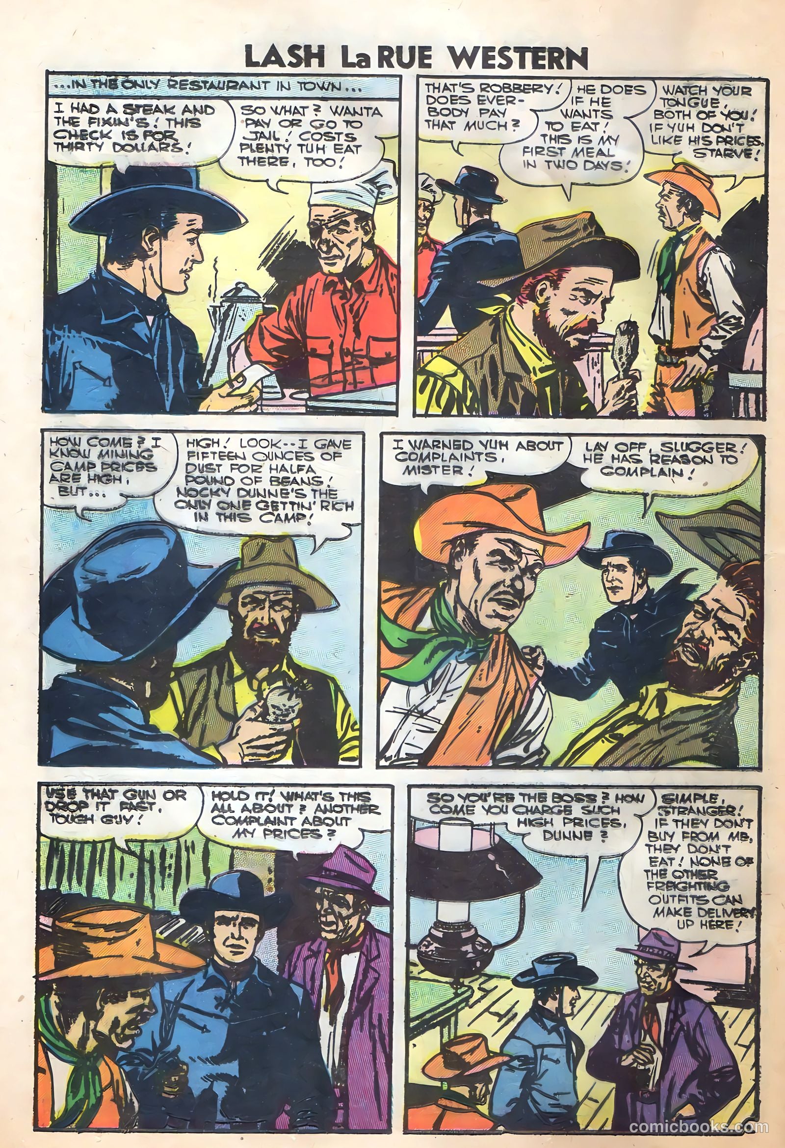 Lash Larue Western #62 — page 12 of 36