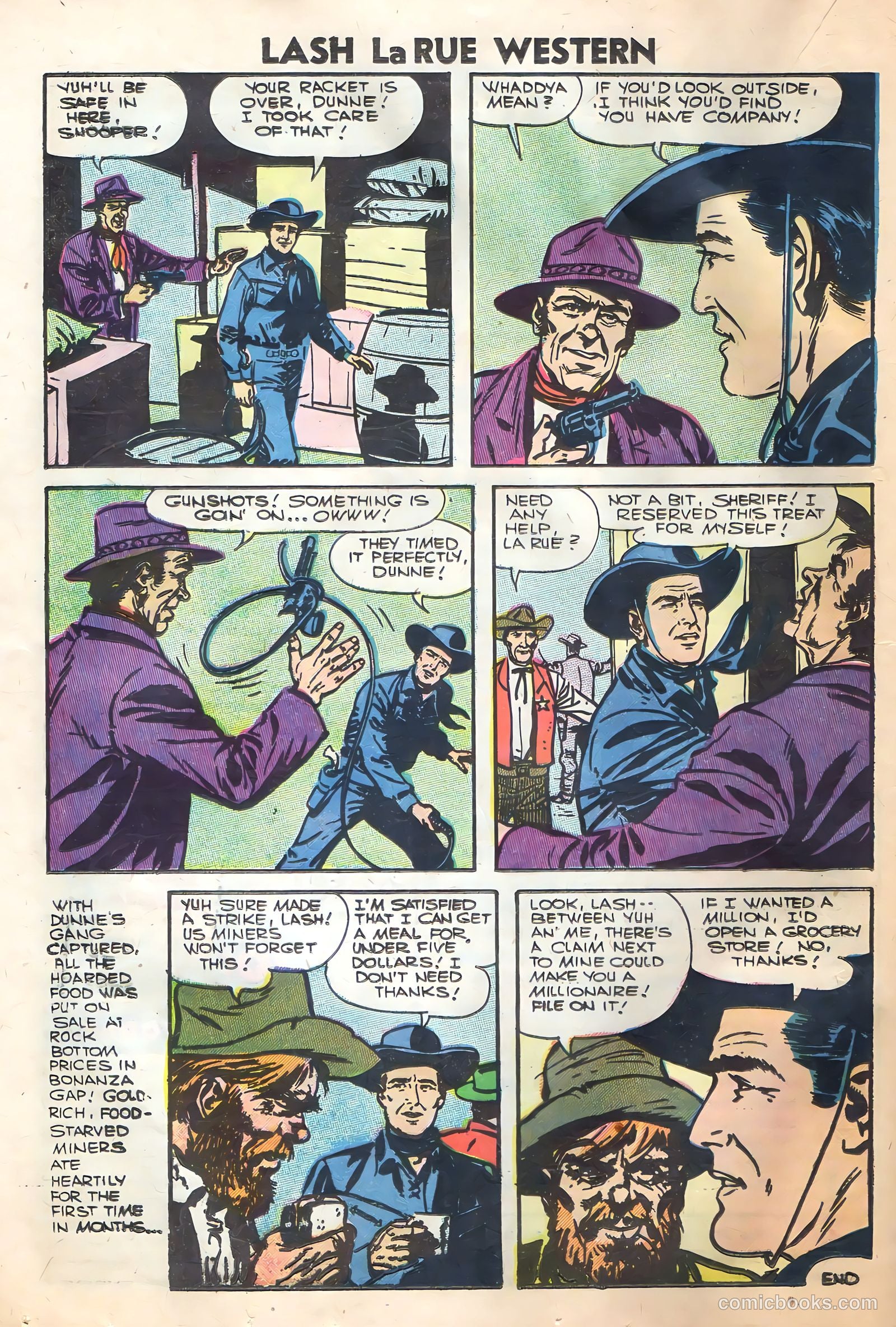 Lash Larue Western #62 — page 16 of 36