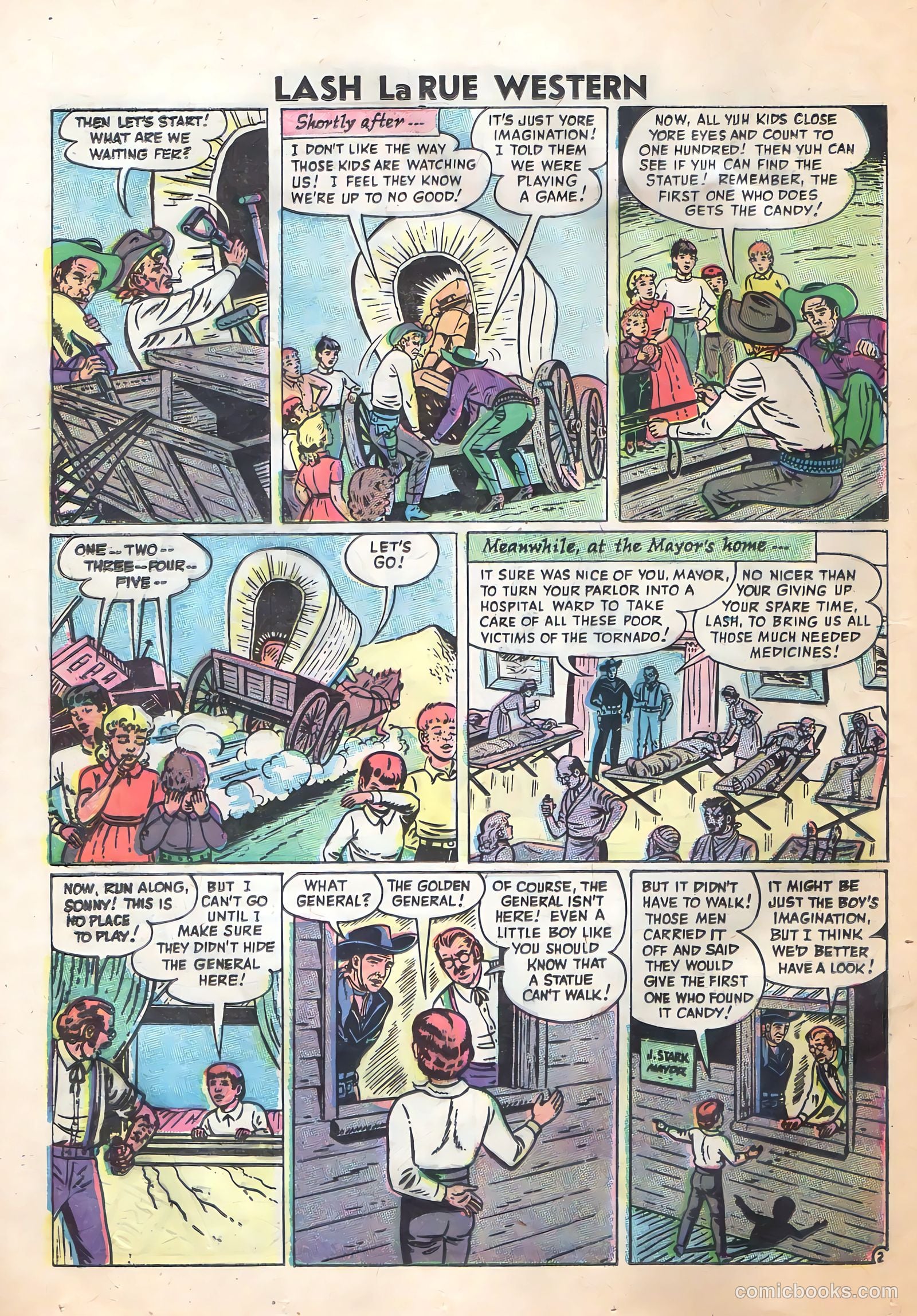 Lash Larue Western #62 — page 20 of 36