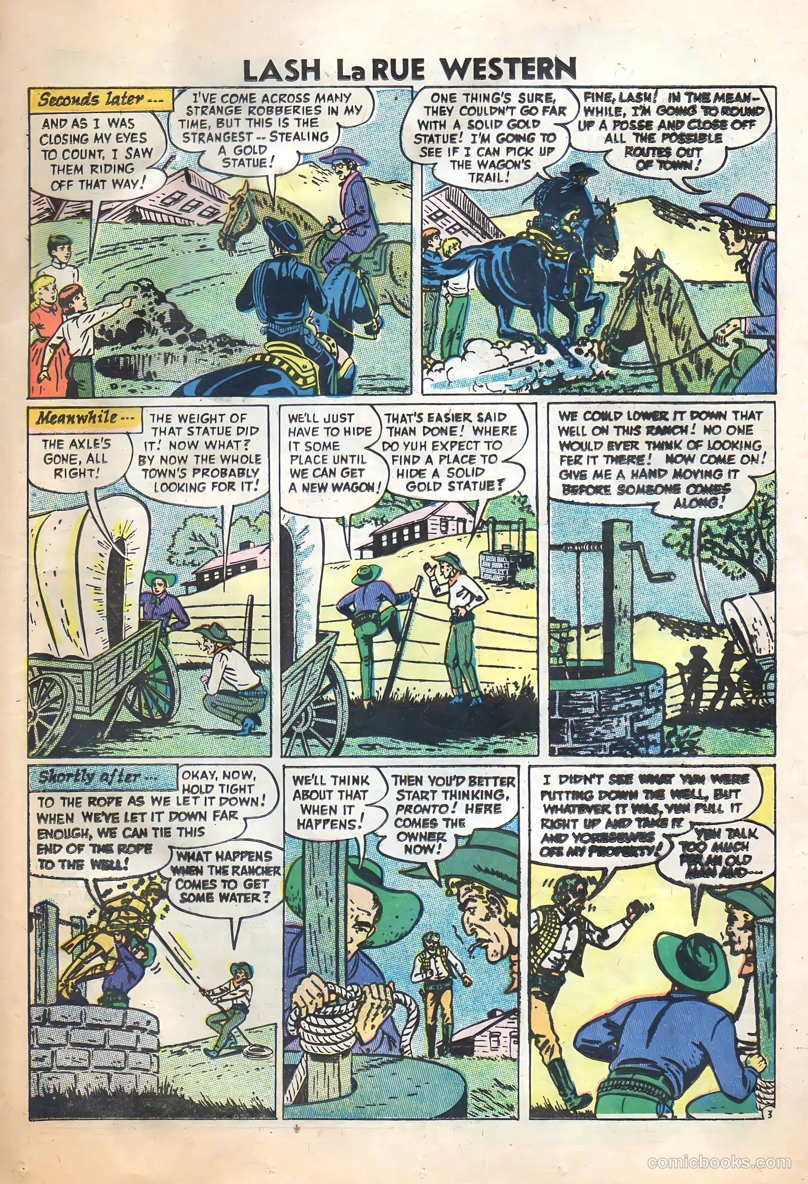 Lash Larue Western #62 — page 21 of 36