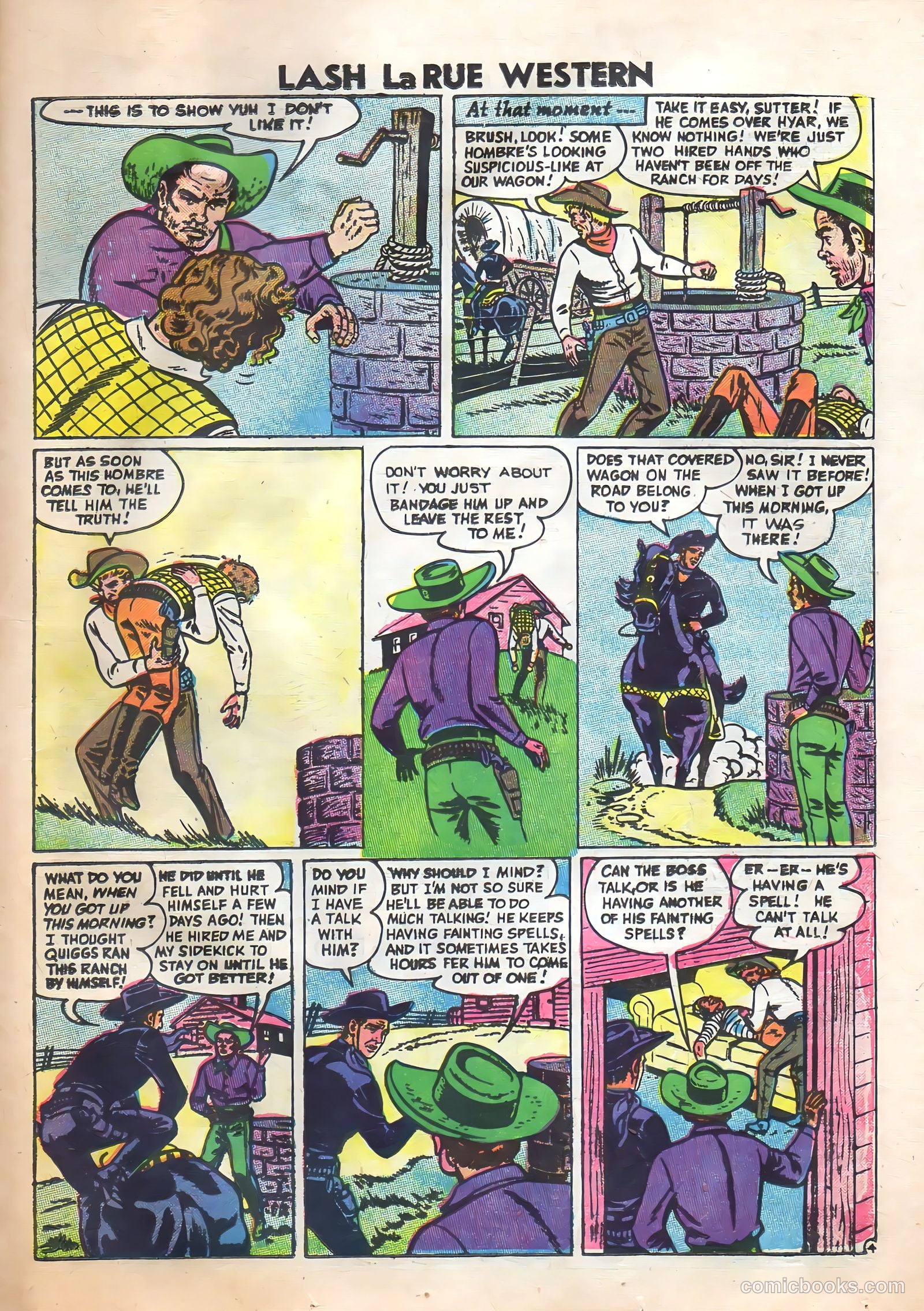 Lash Larue Western #62 — page 23 of 36