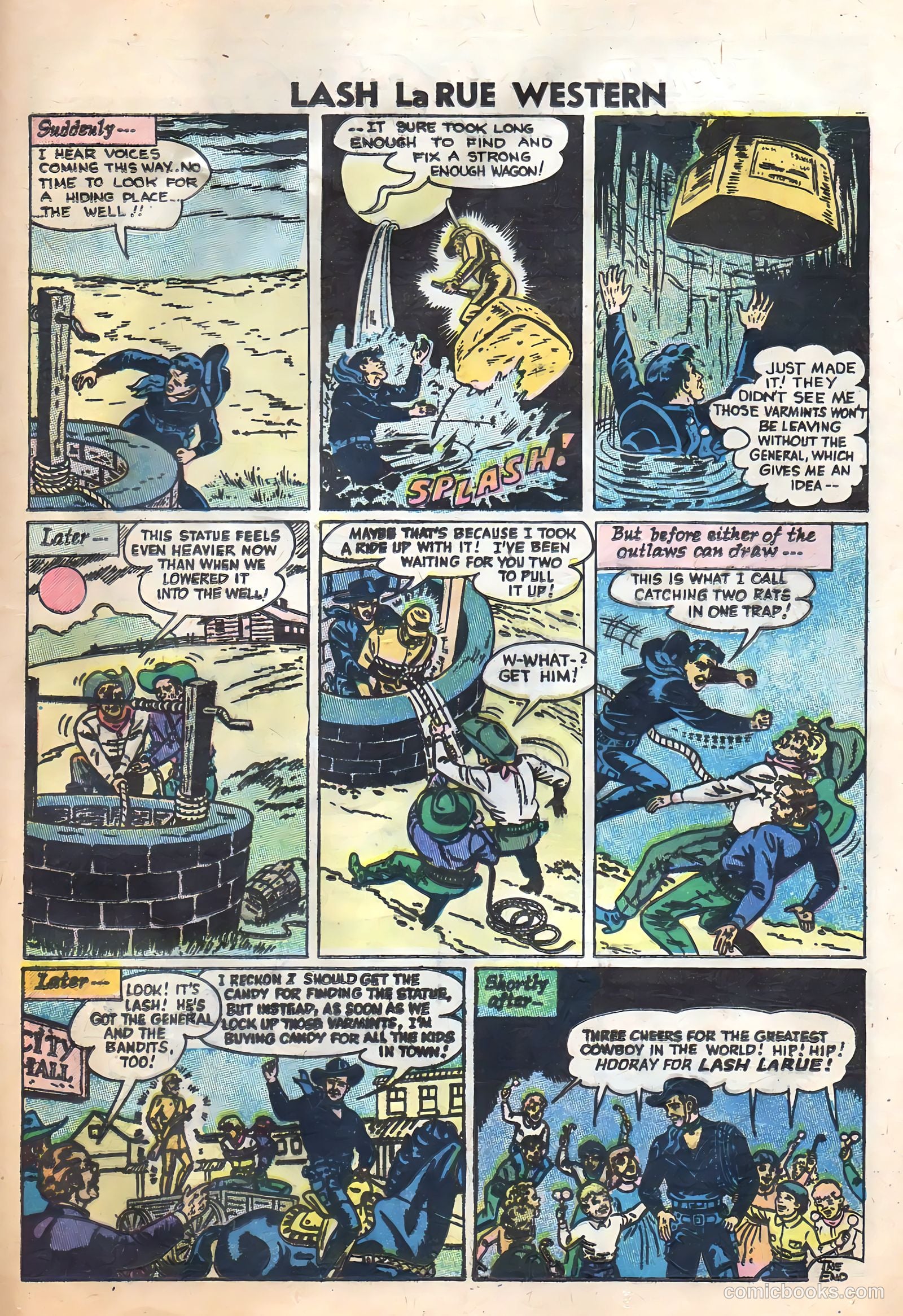 Lash Larue Western #62 — page 25 of 36