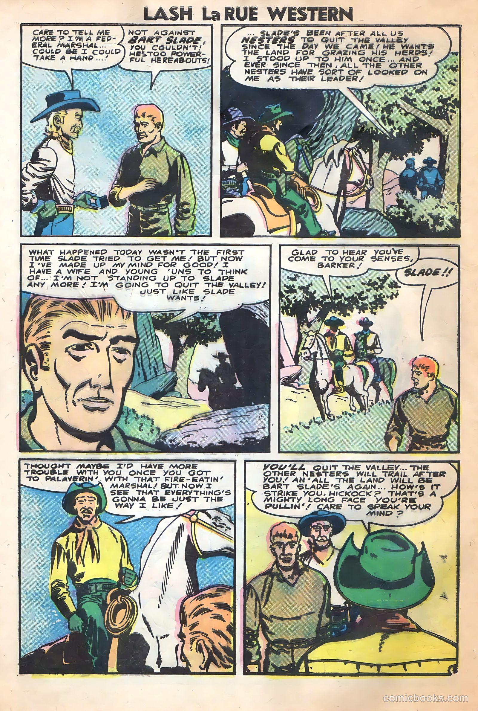 Lash Larue Western #62 — page 28 of 36