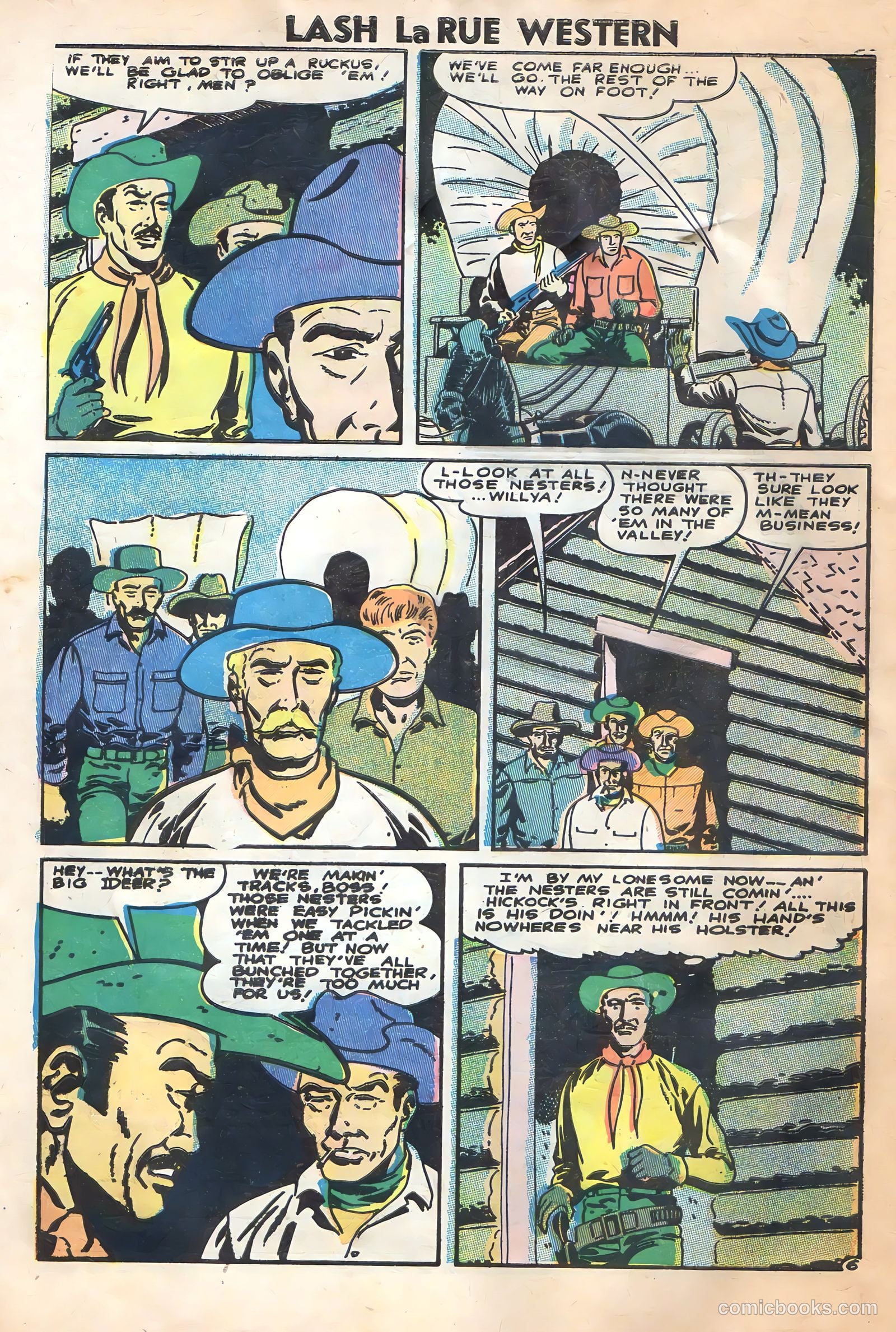 Lash Larue Western #62 — page 32 of 36
