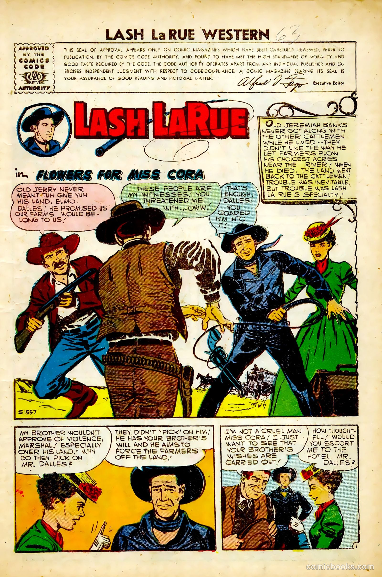 Lash Larue Western #63 — page 3 of 36