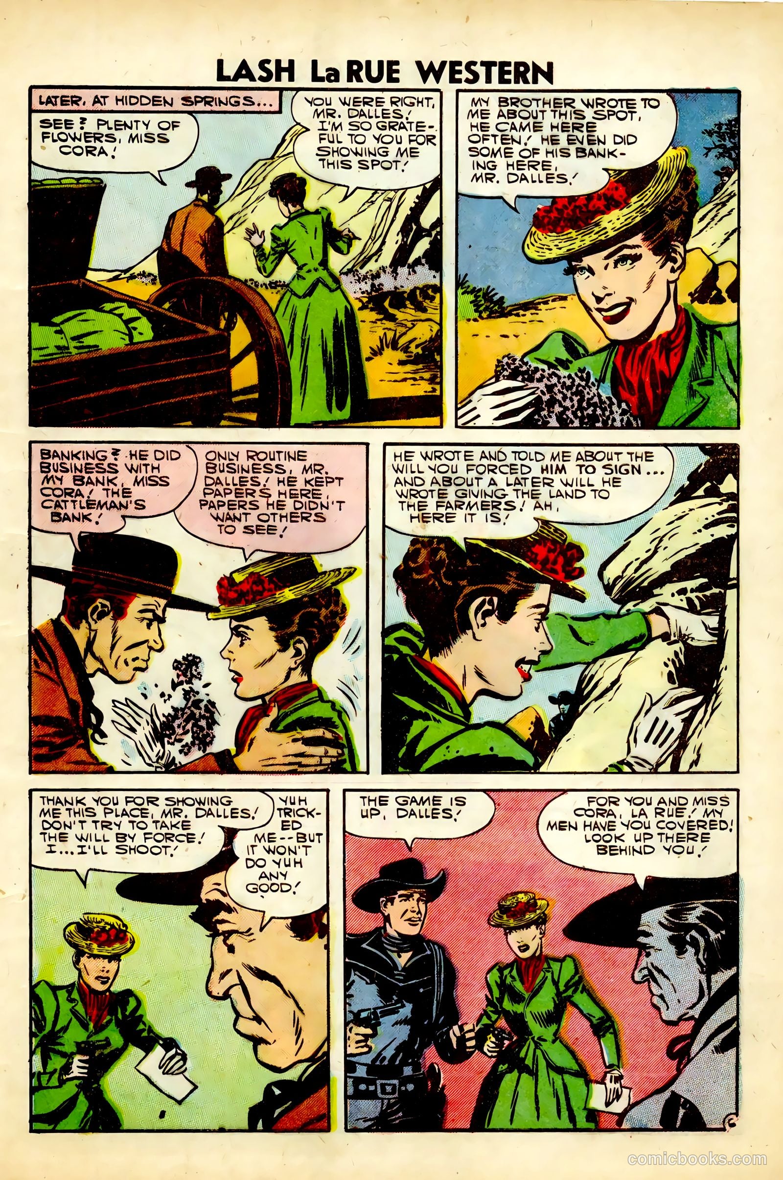 Lash Larue Western #63 — page 9 of 36