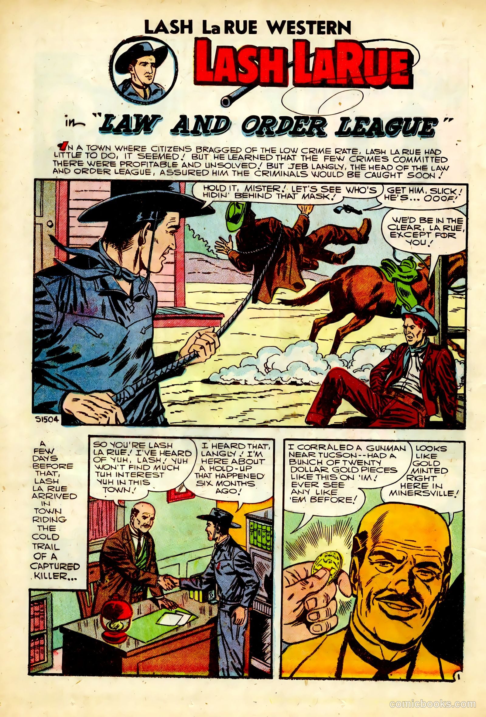 Lash Larue Western #63 — page 12 of 36