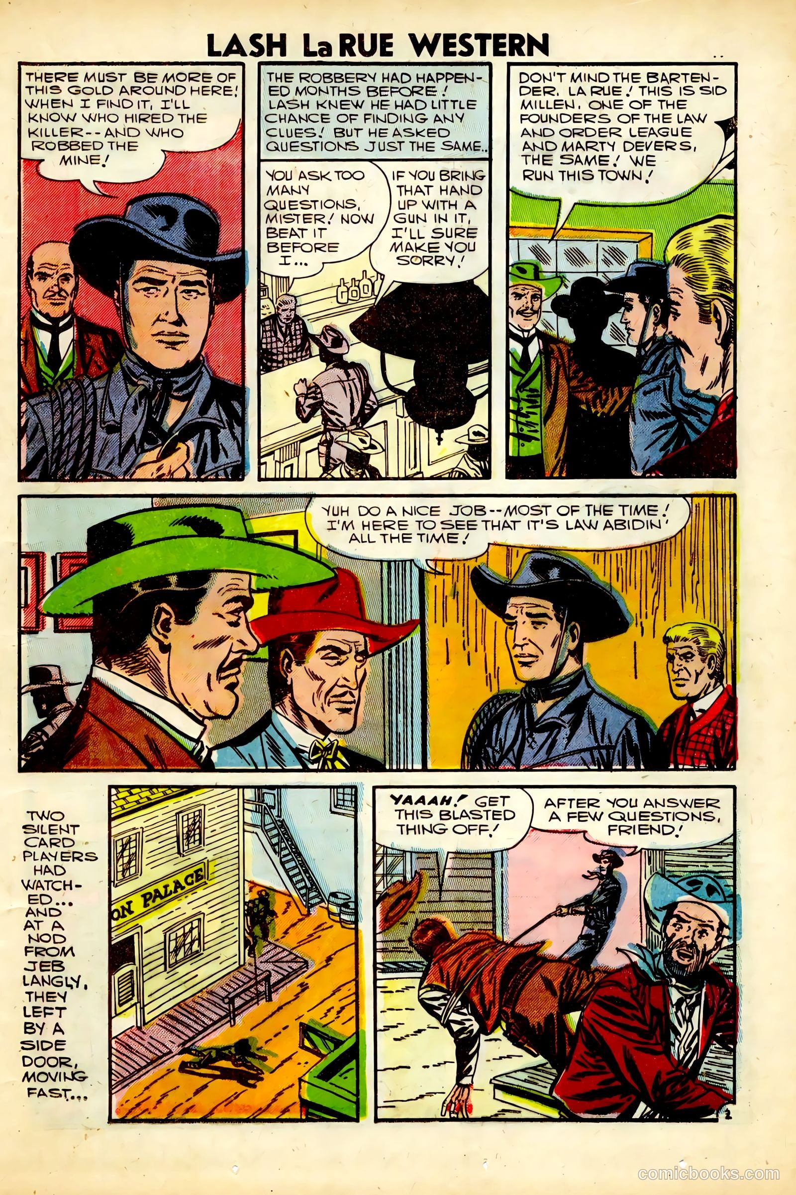 Lash Larue Western #63 — page 13 of 36