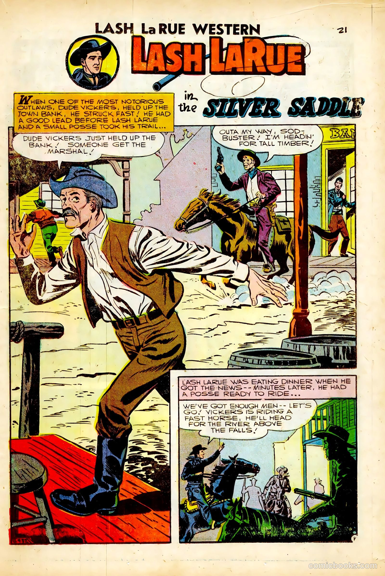 Lash Larue Western #63 — page 23 of 36
