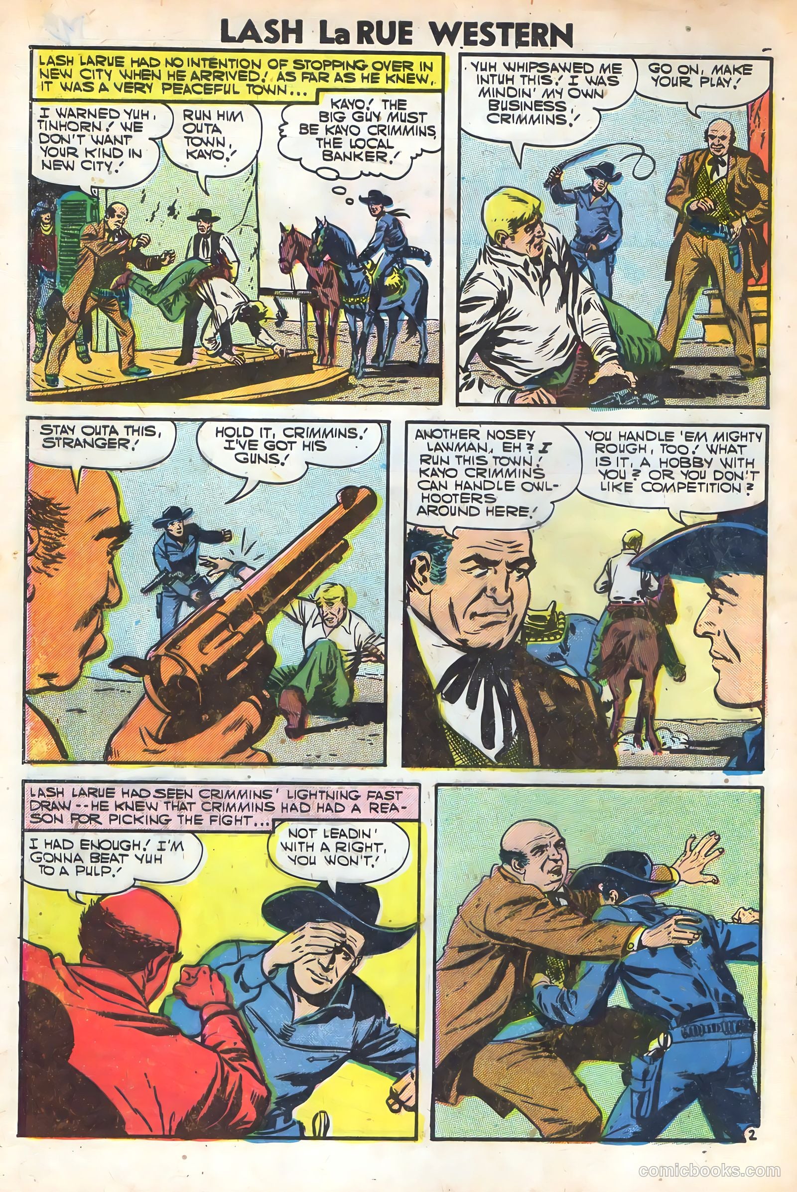 Lash Larue Western #64 — page 4 of 36