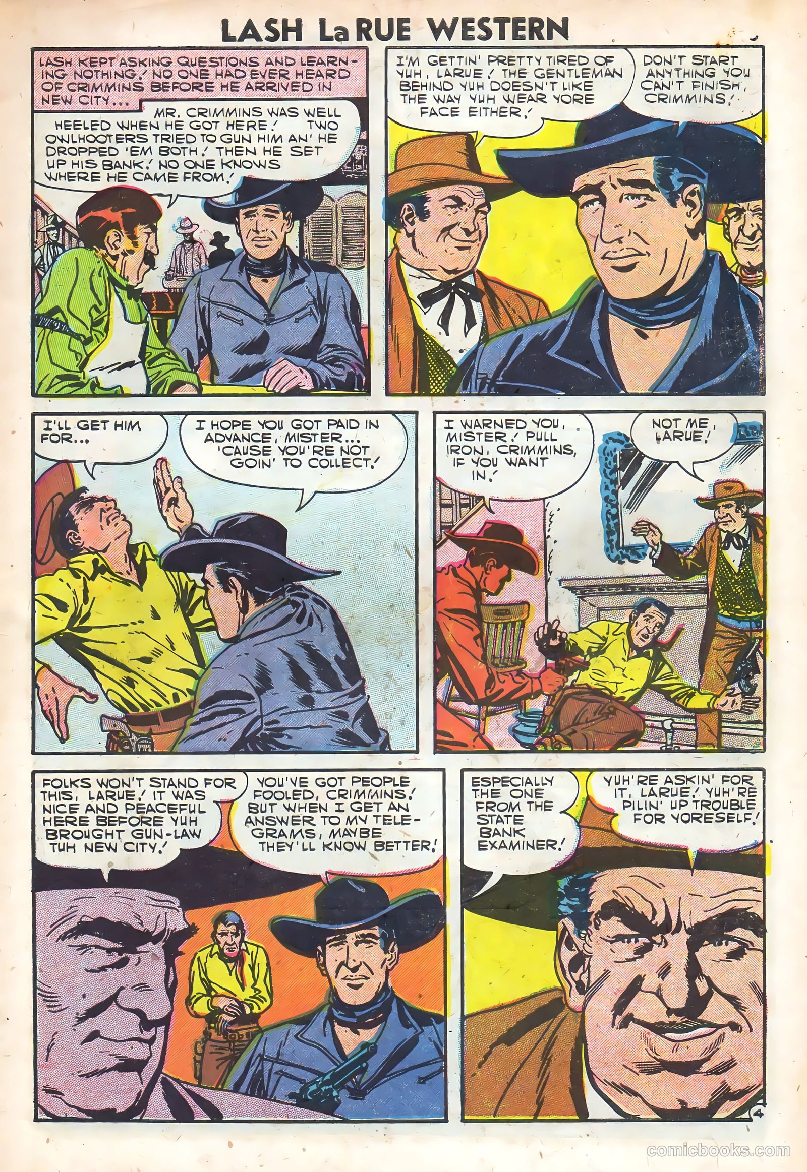 Lash Larue Western #64 — page 7 of 36