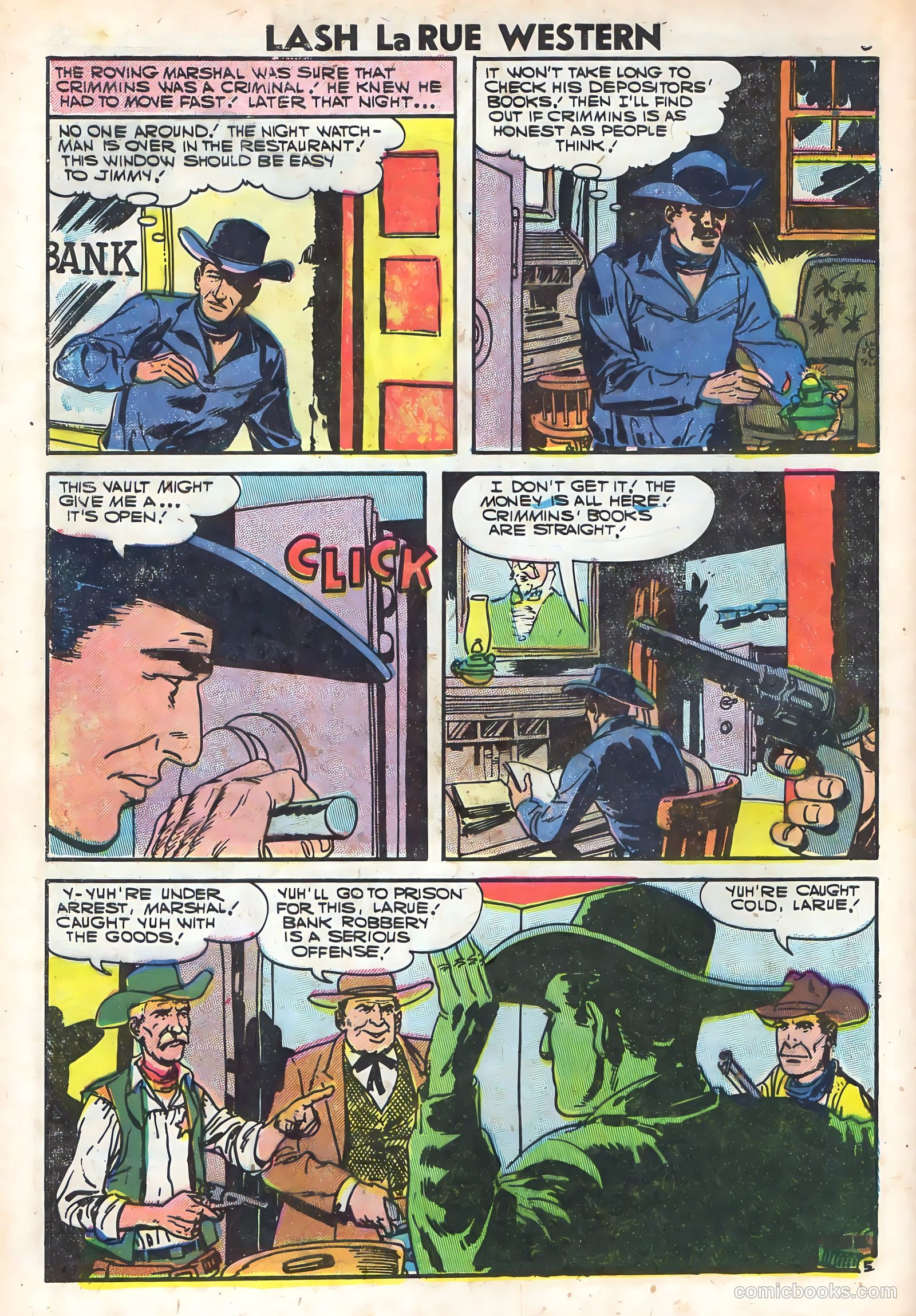 Lash Larue Western #64 — page 8 of 36
