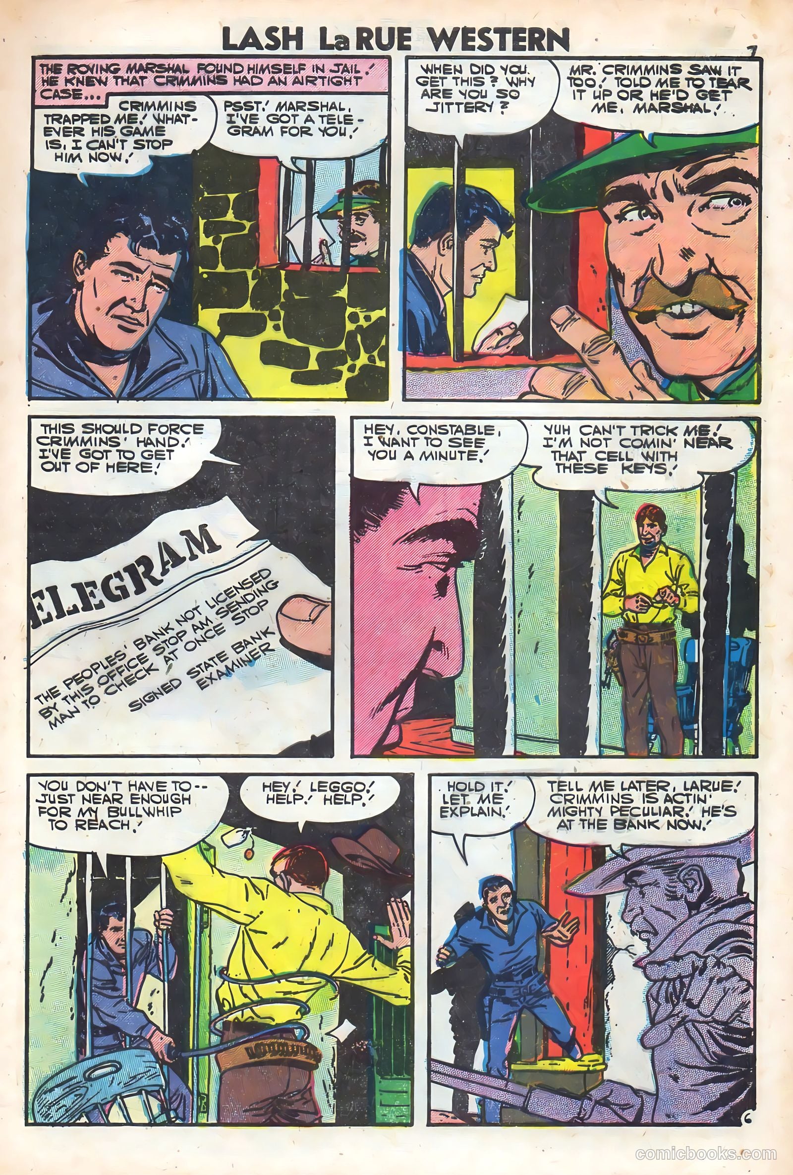 Lash Larue Western #64 — page 9 of 36