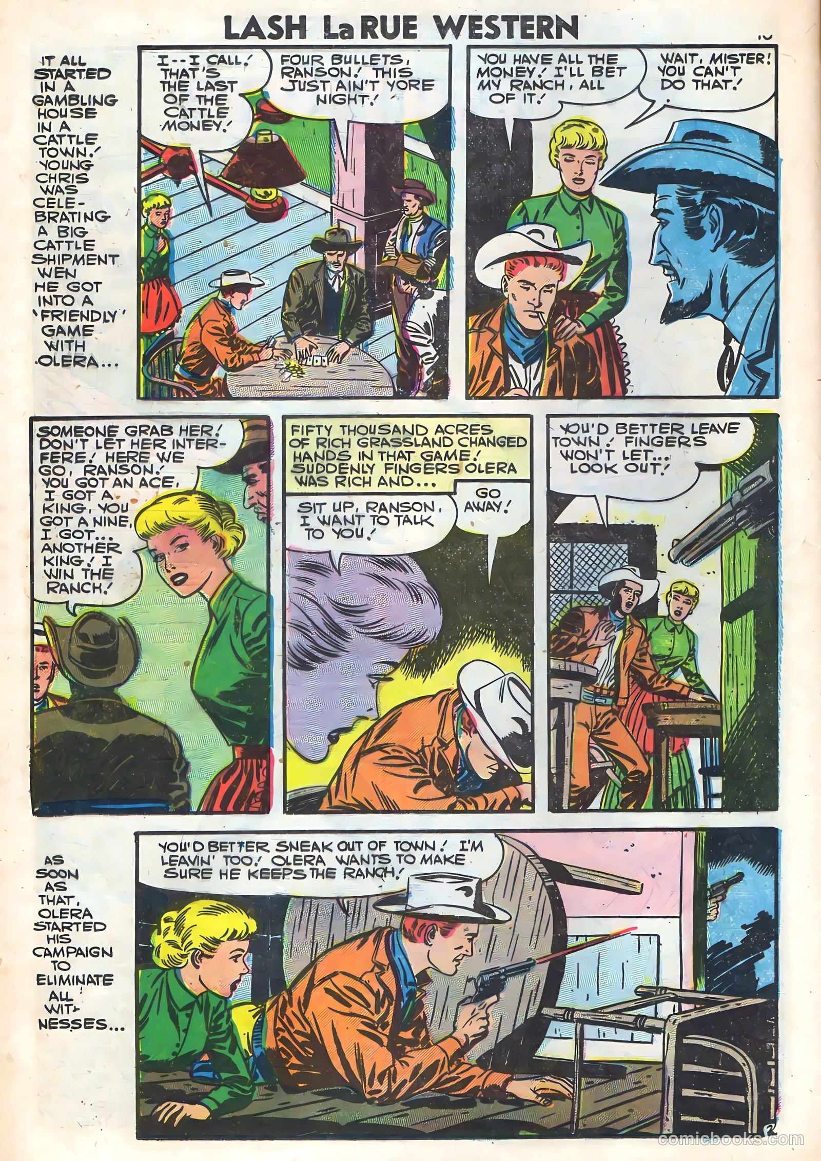 Lash Larue Western #64 — page 12 of 36